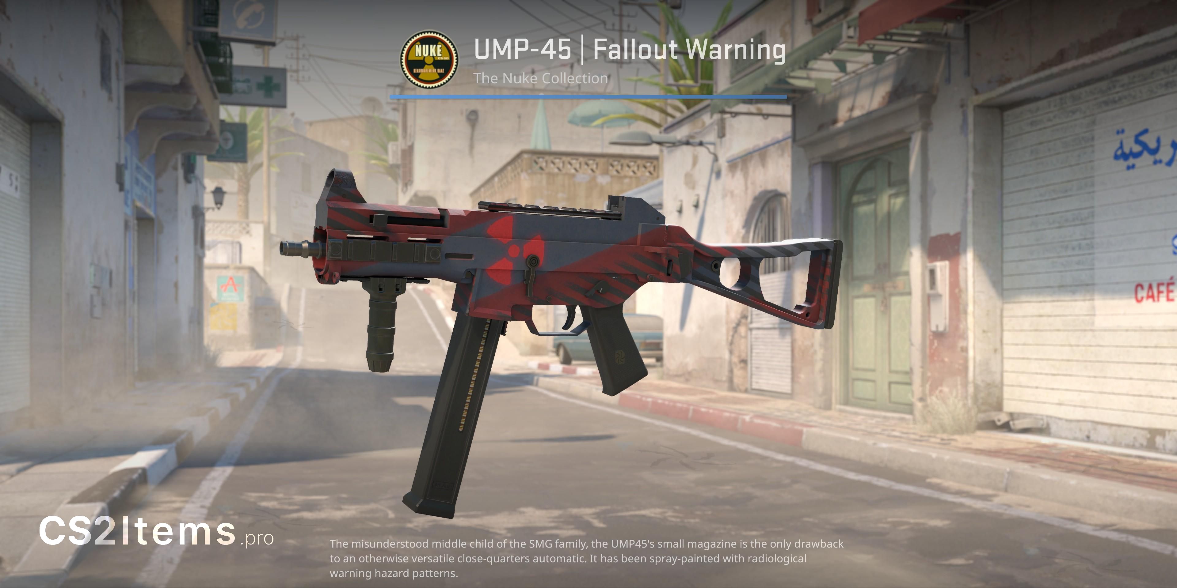 CS2 UMP-45 | Fallout Warning Front