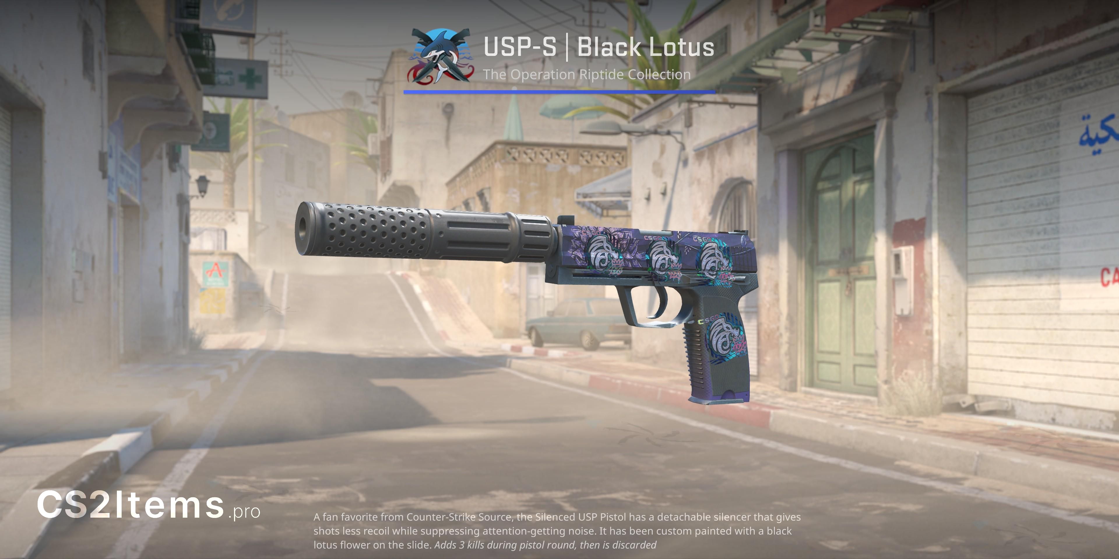 CS2 USP-S | Siyah Lotus Ön