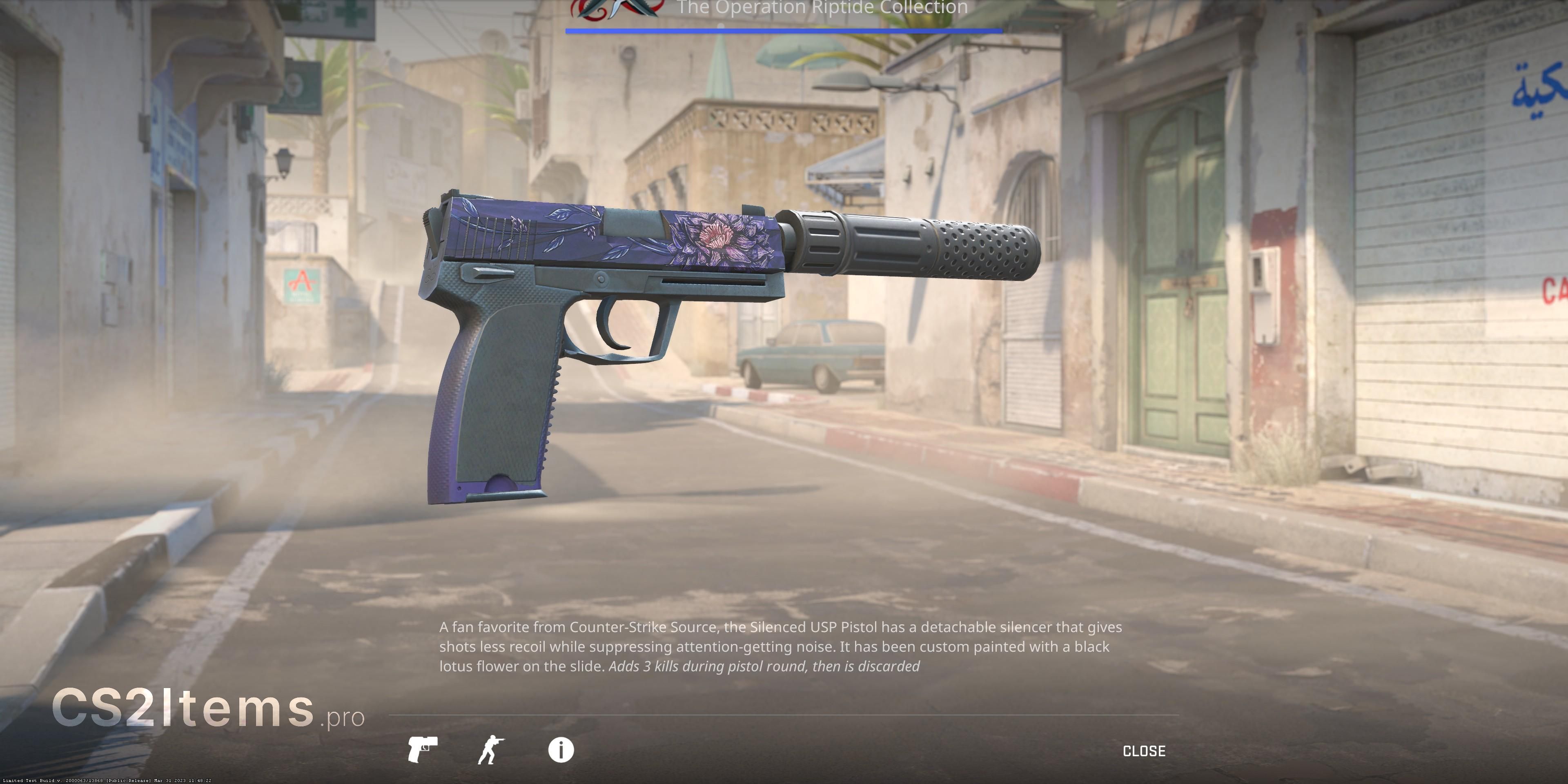 CS2 USP-S | Siyah Lotus Geri