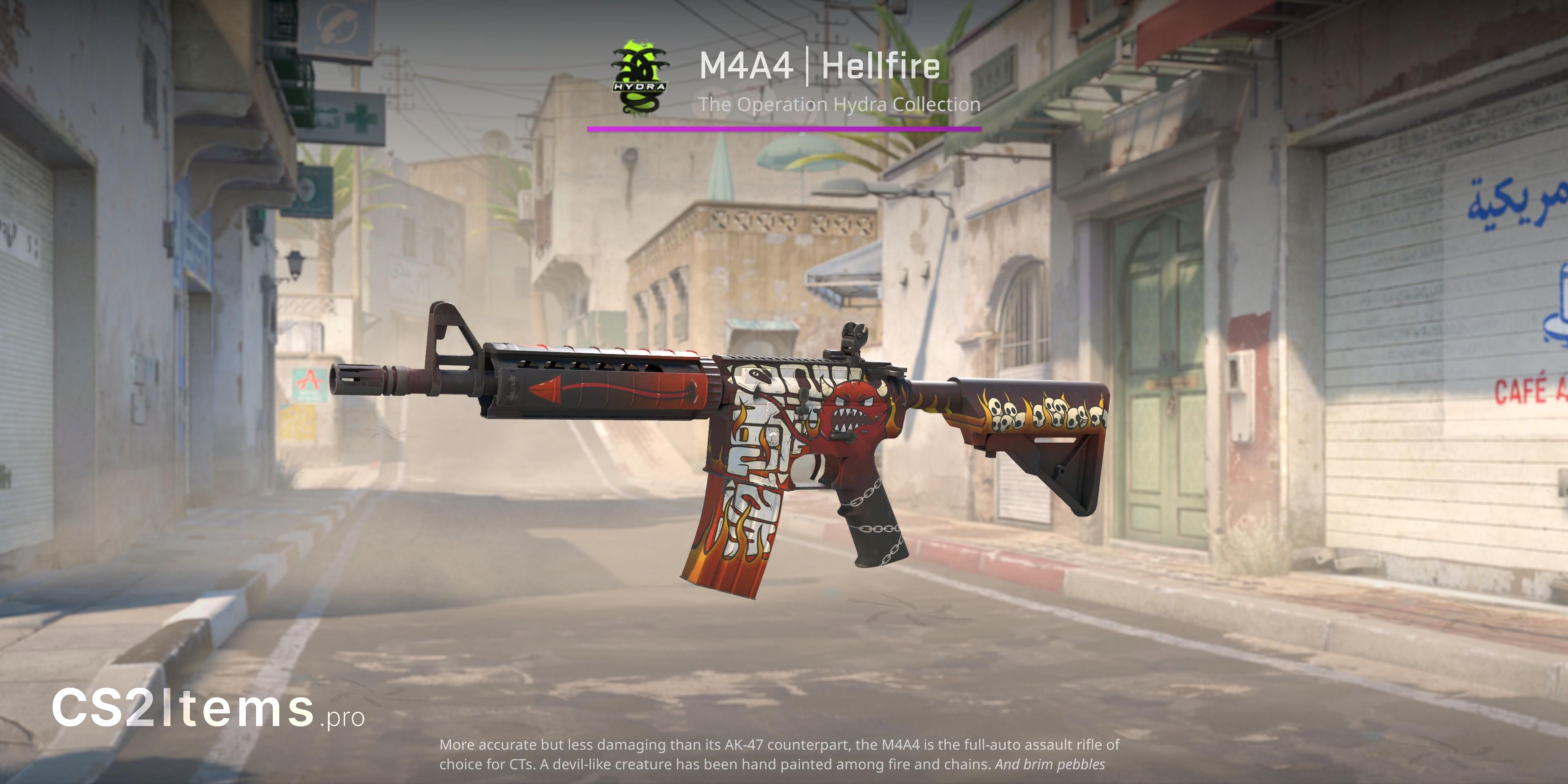 CS2 M4A4 | Hellfire Front