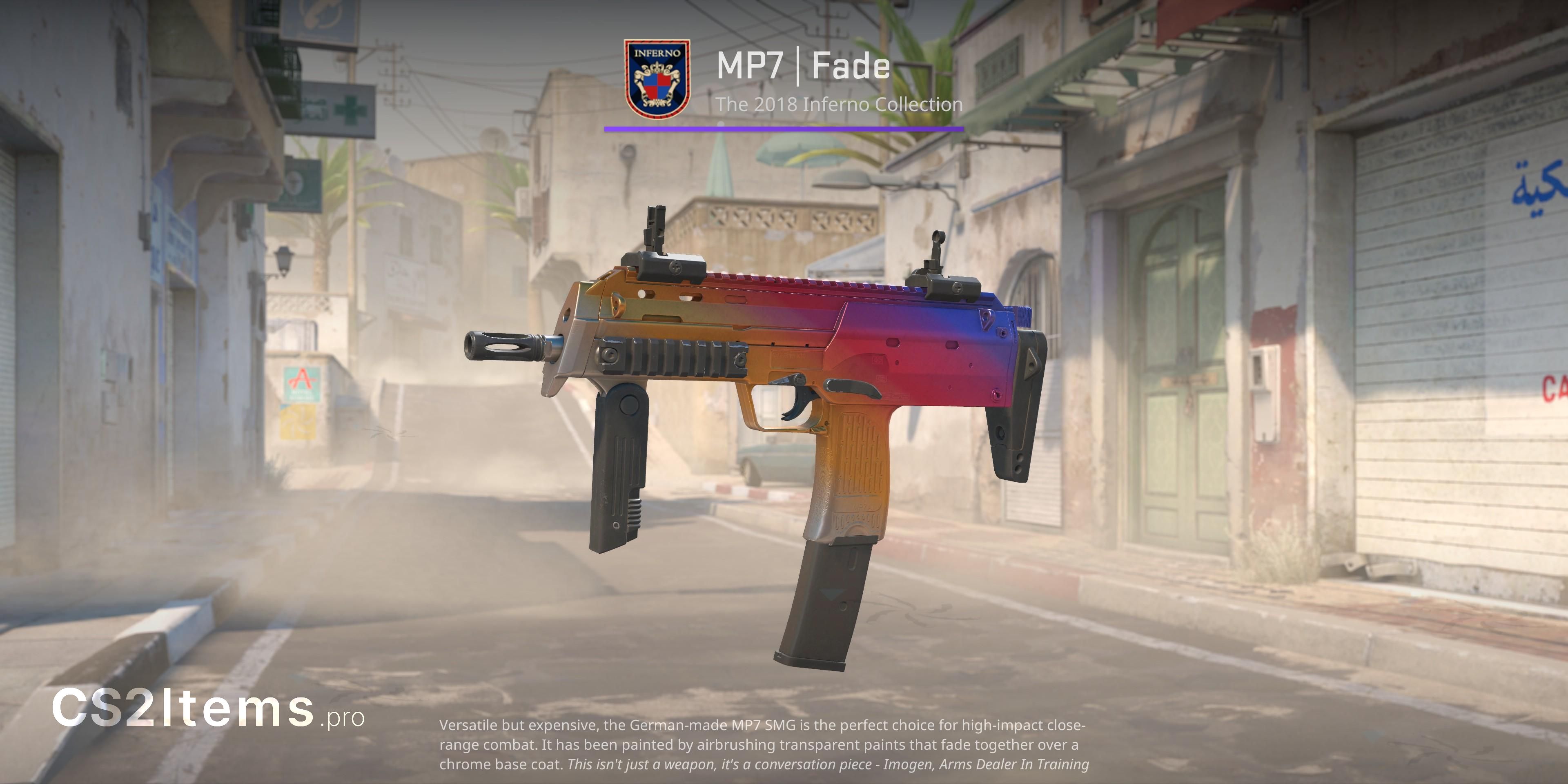 CS2 MP7 | Fade Forside