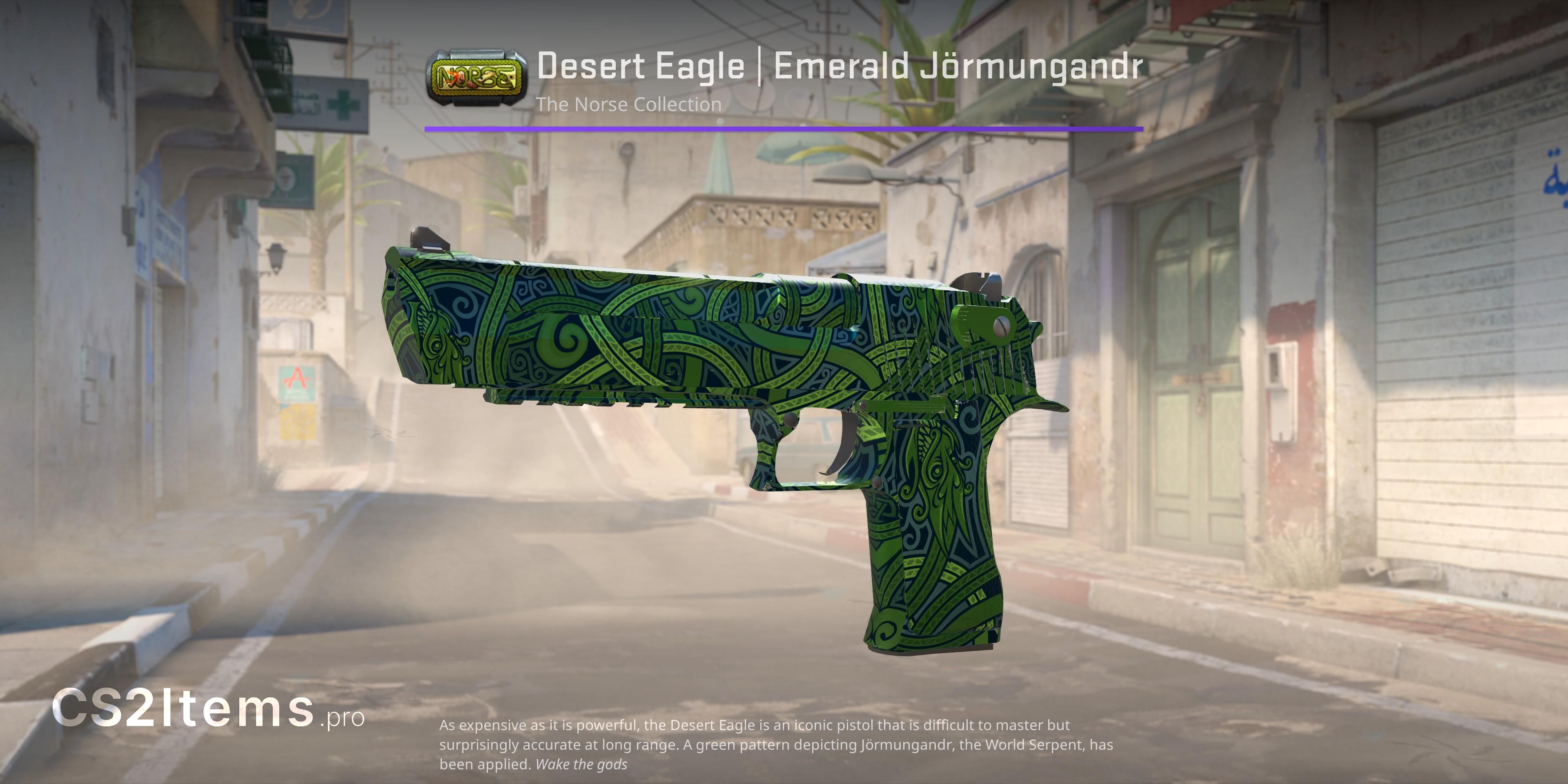 CS2 Desert Eagle | Emerald Jörmungandr 玄関口