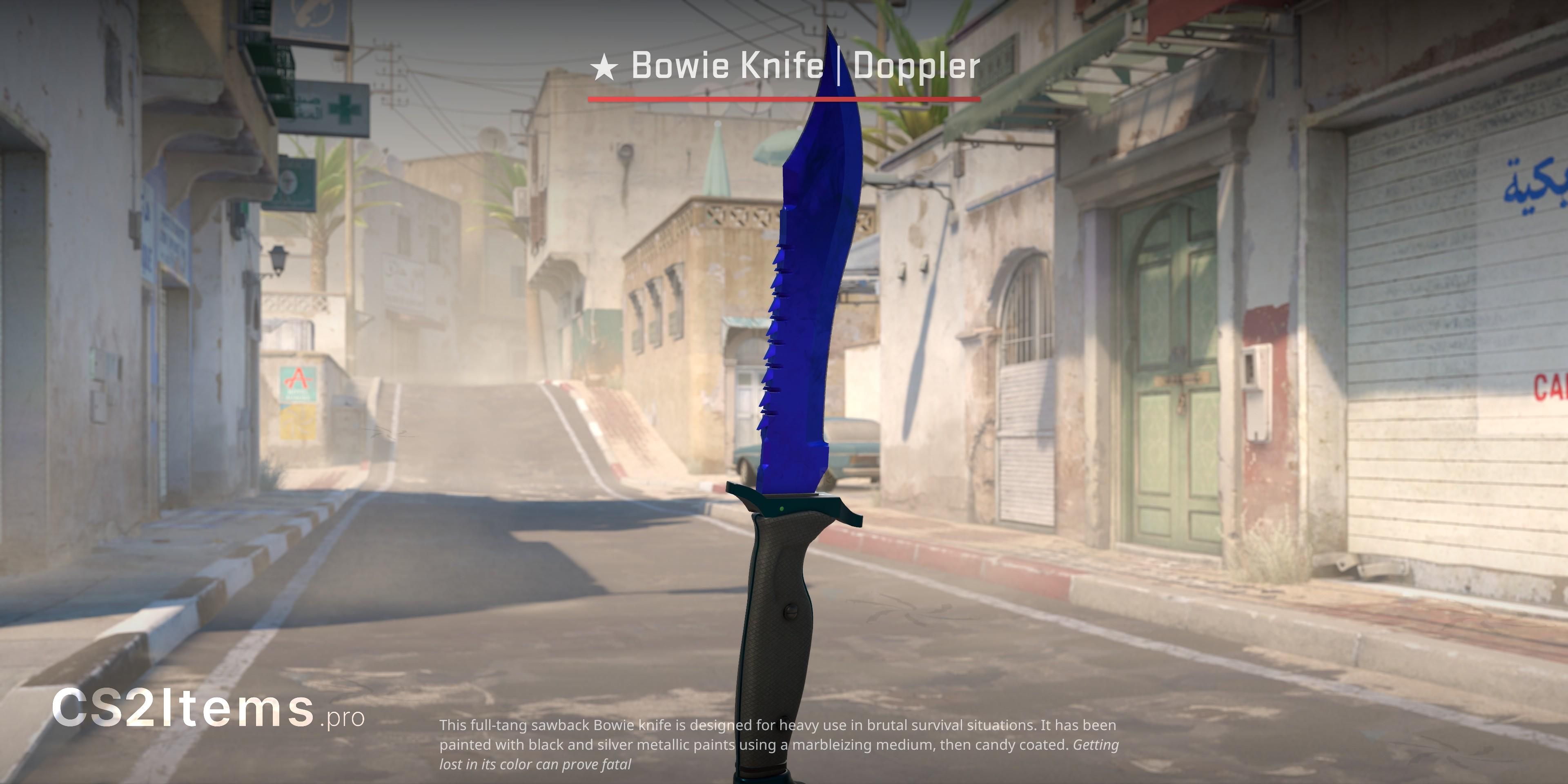 CS2 Faca Bowie ★ | Doppler Frente