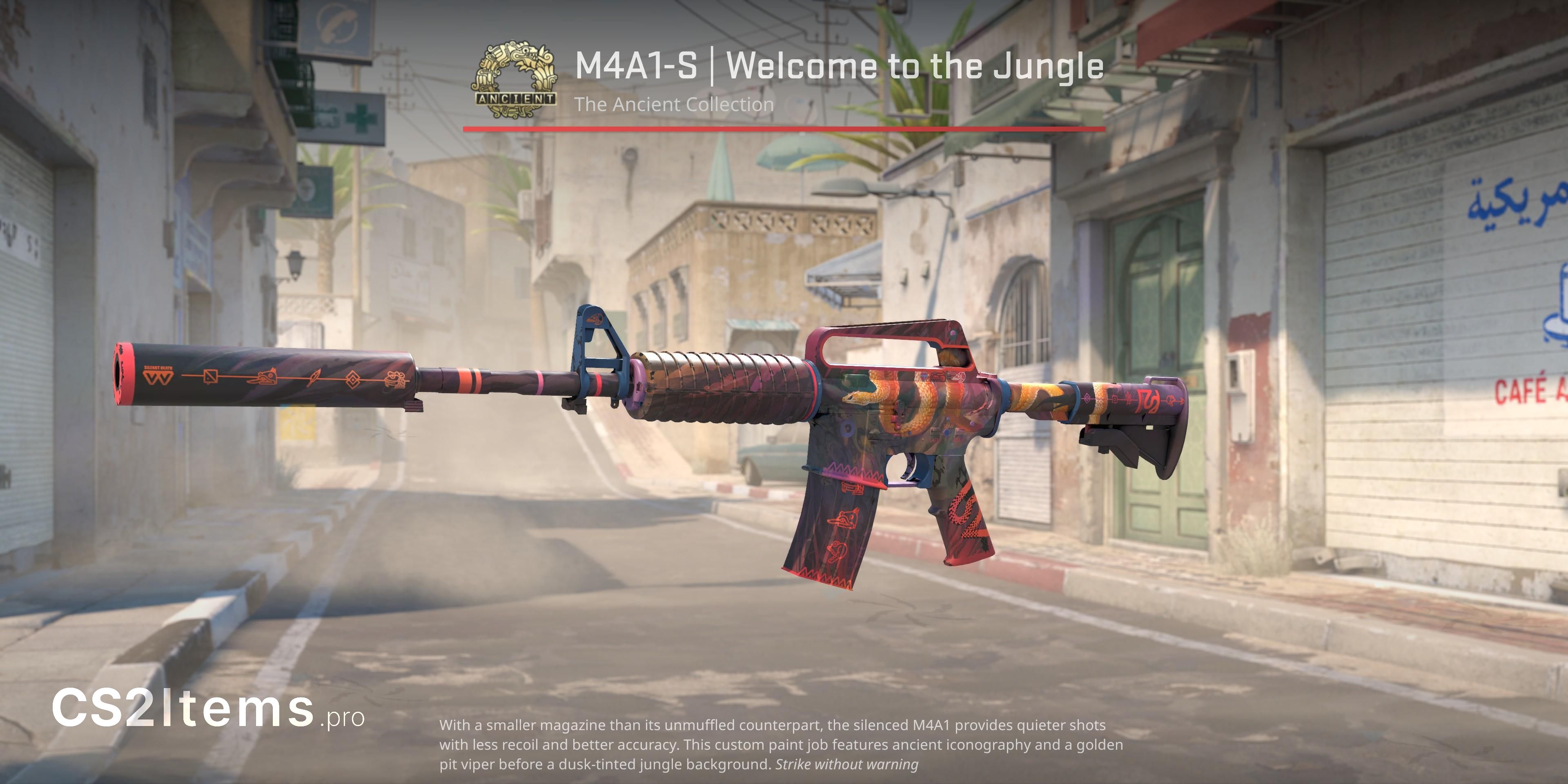 CS2 M4A1-S | Welcome to the Jungle Voorkant