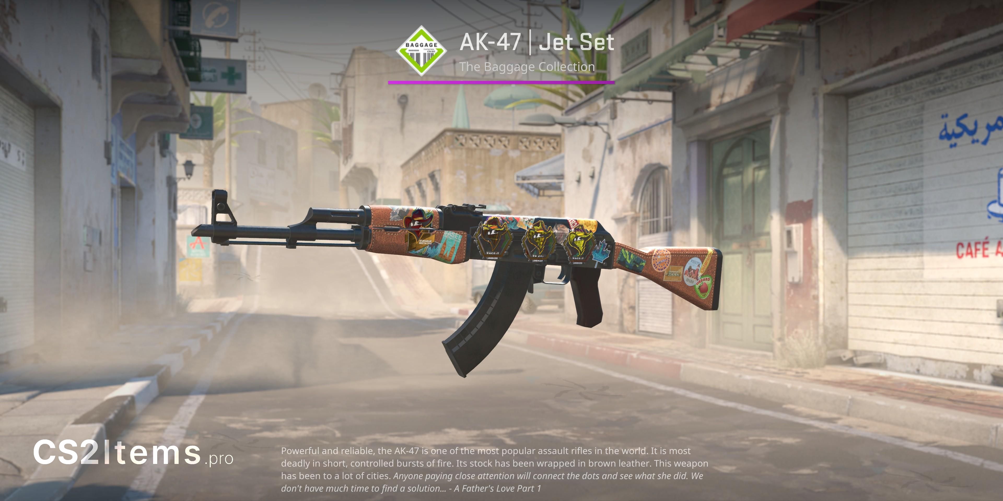 CS2 AK-47 | Jet Set Forside