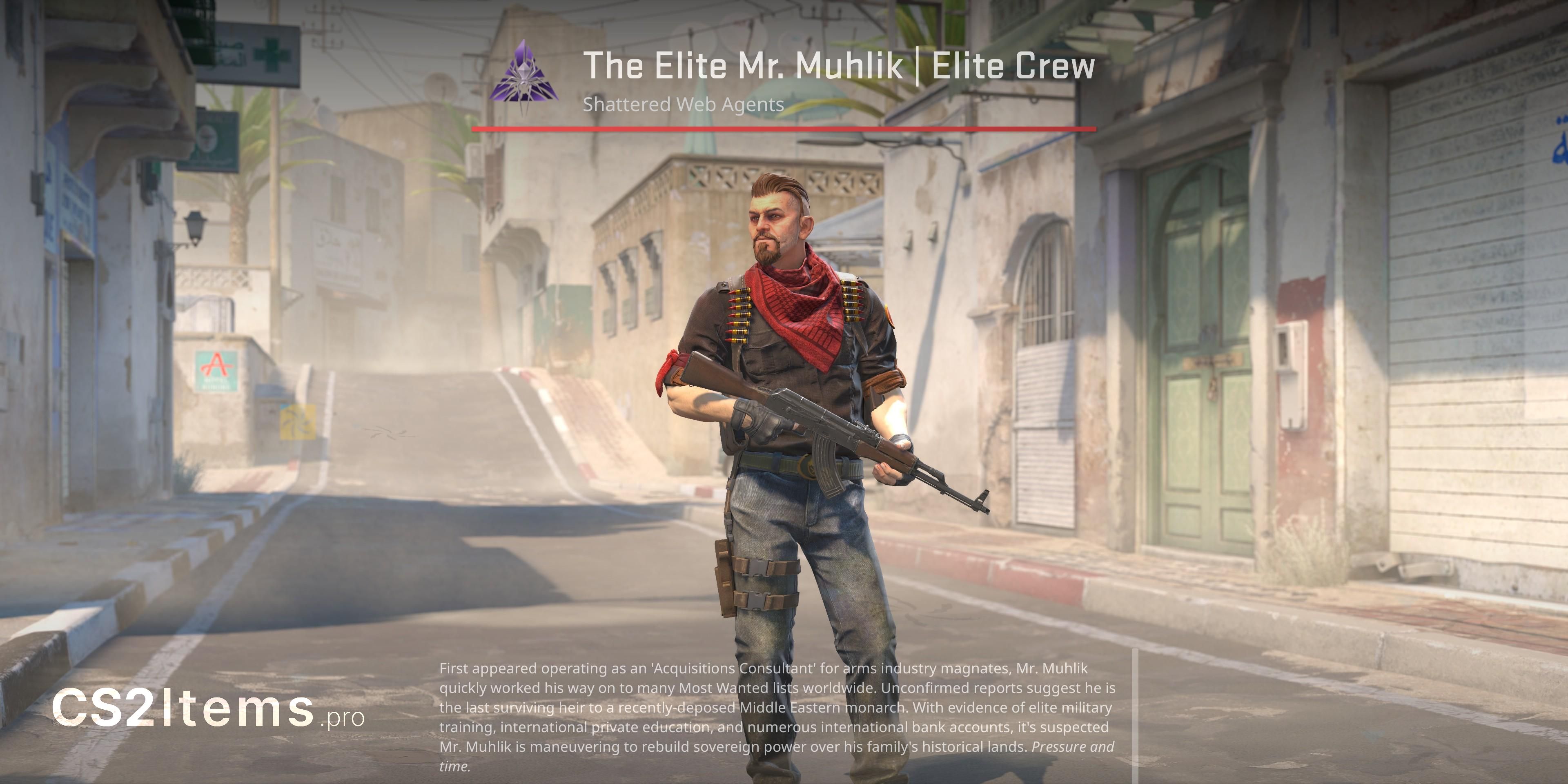 CS2 The Elite Mr. Muhlik | Elite Crew Frente