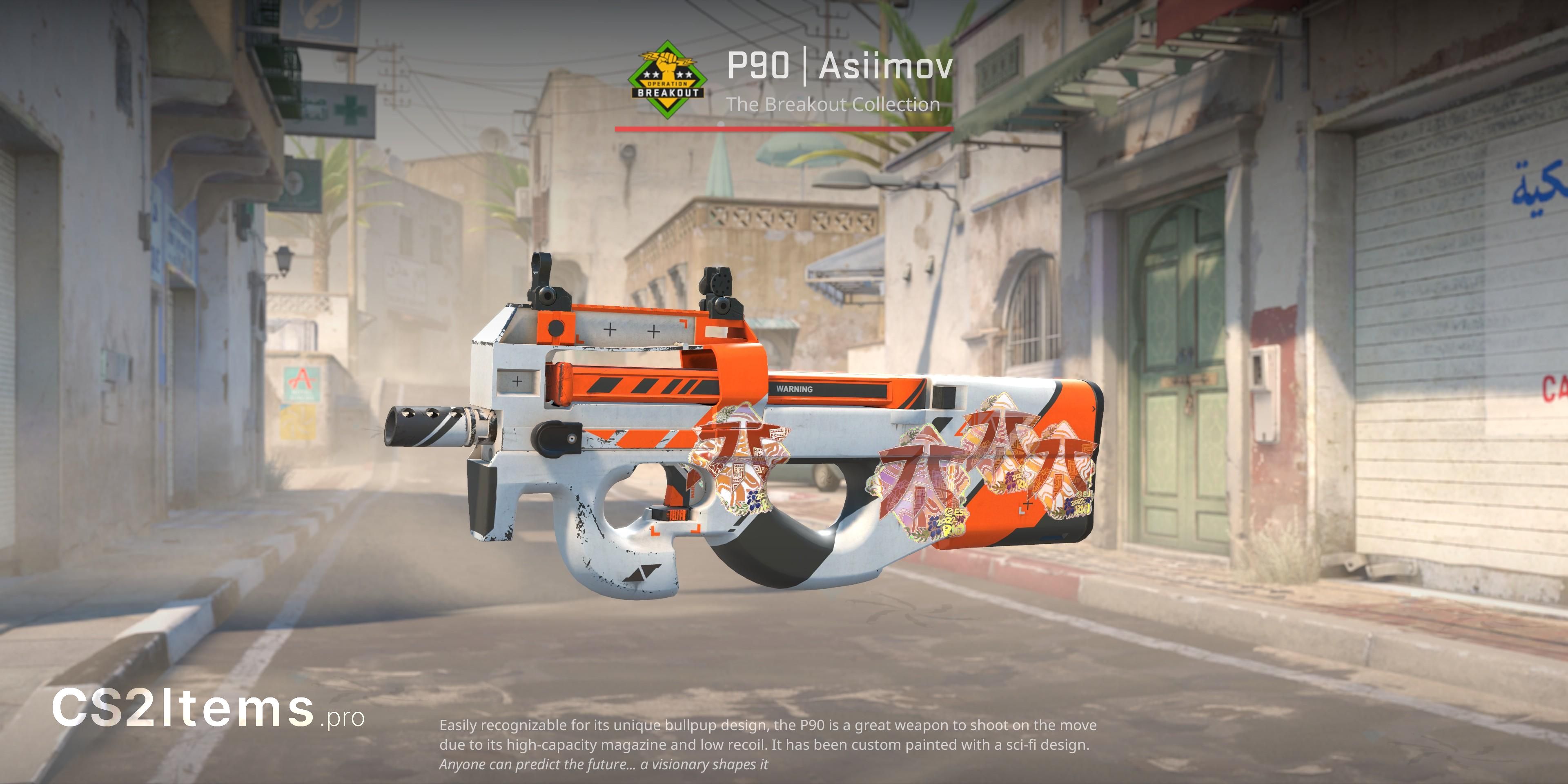 CS2 P90 | Asiimov Devant