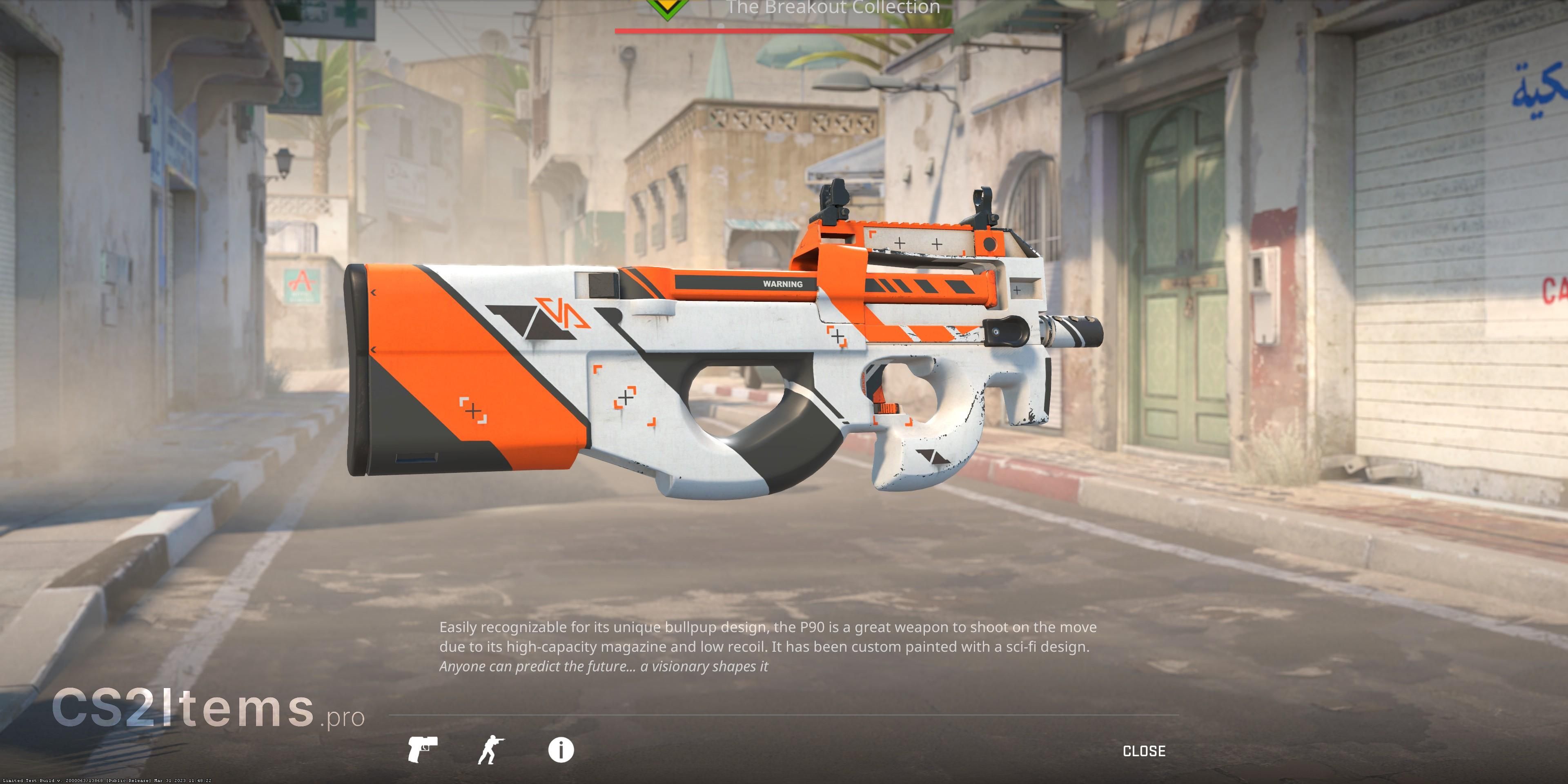 CS2 P90 | Asiimov Fond