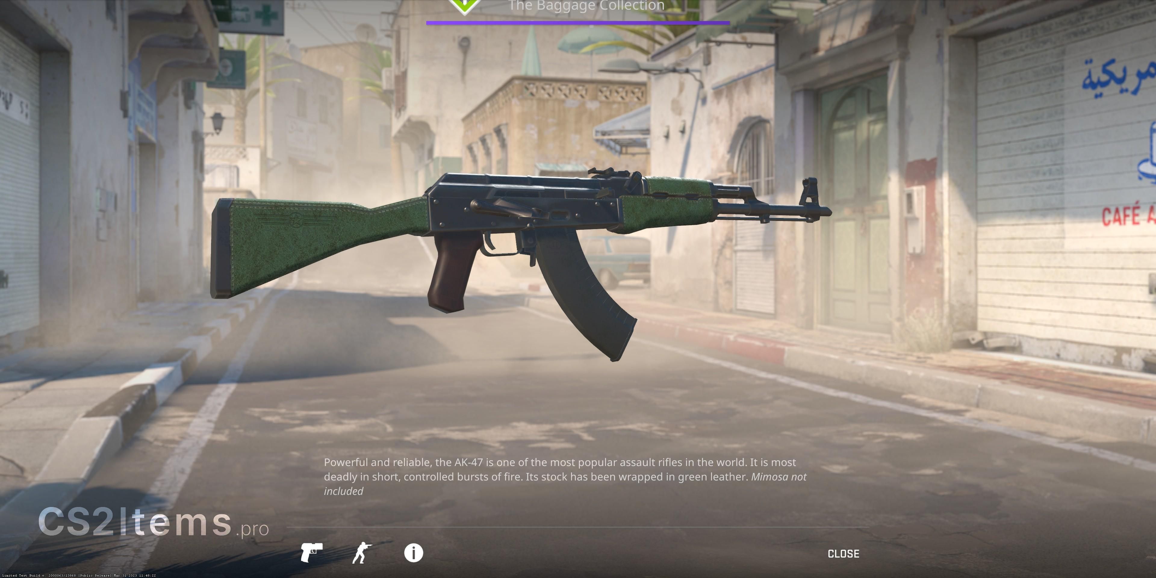 CS2 AK-47 | First Class Týl