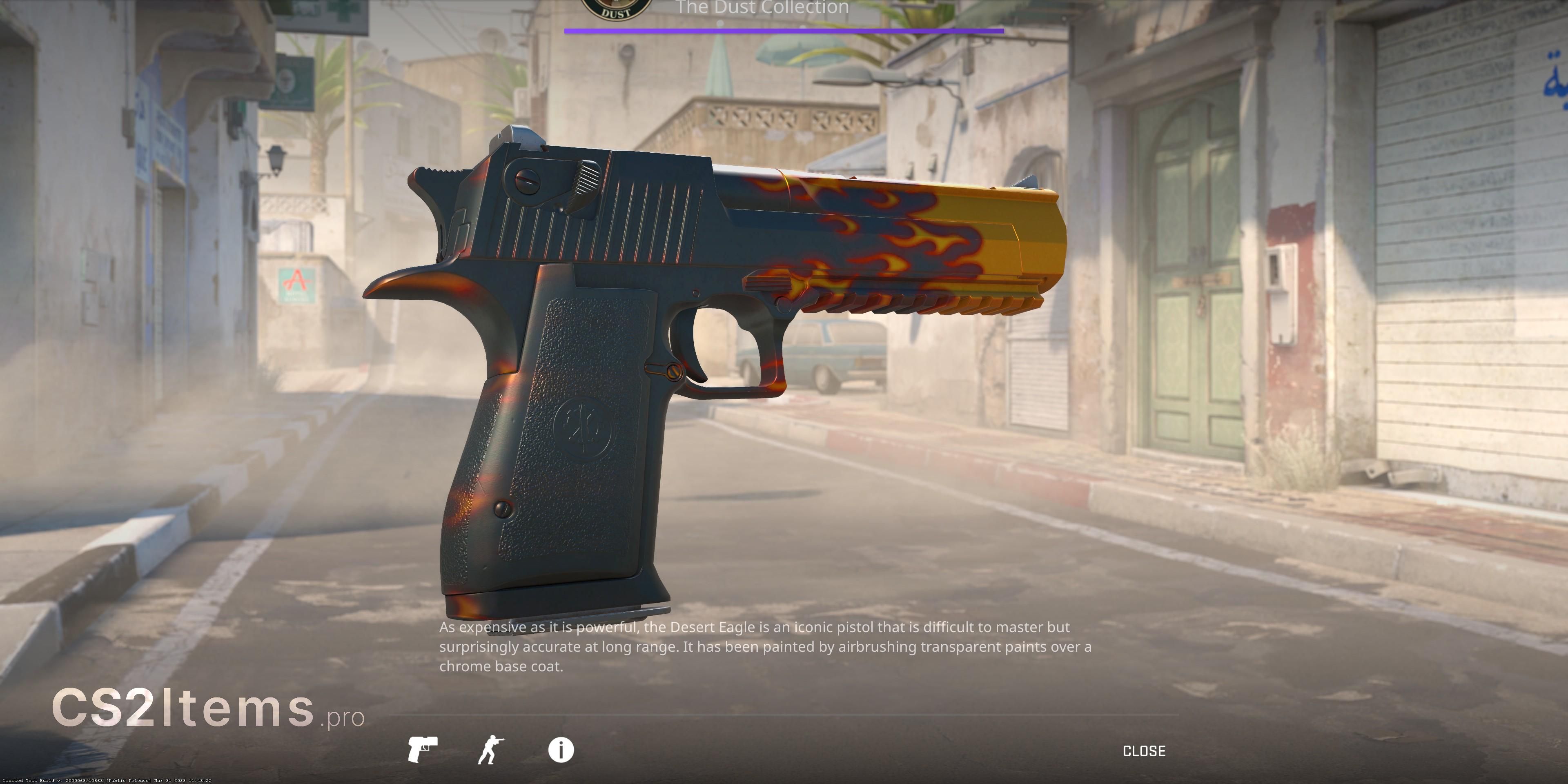 CS2 Desert Eagle | Llamarada Parte posterior