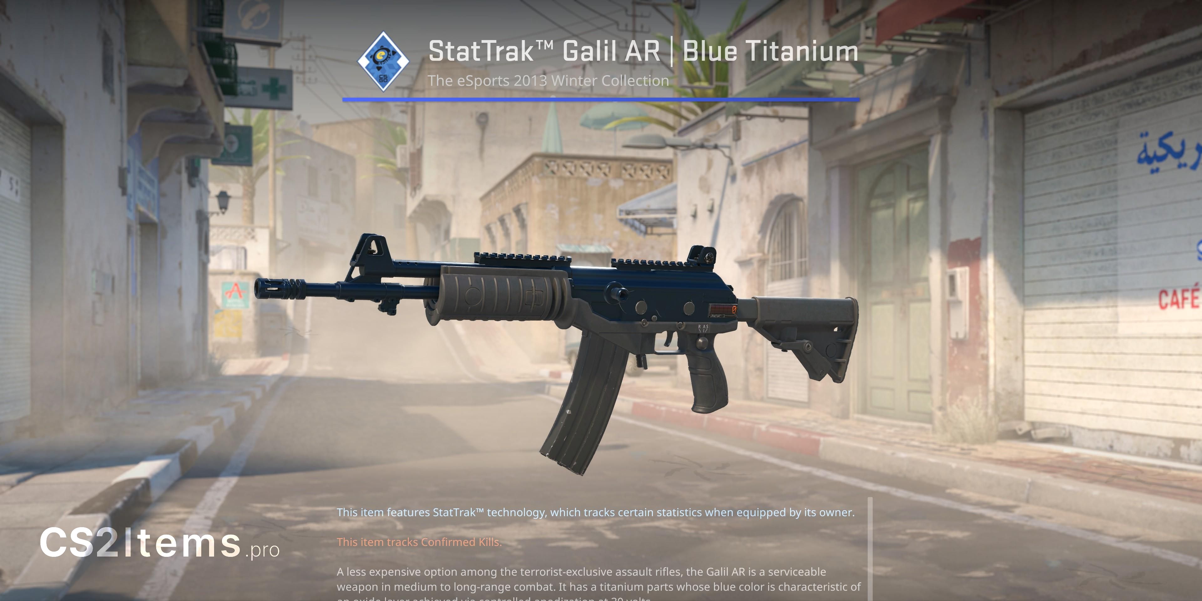 CS2 Galil AR | Blue Titanium Mặt trước