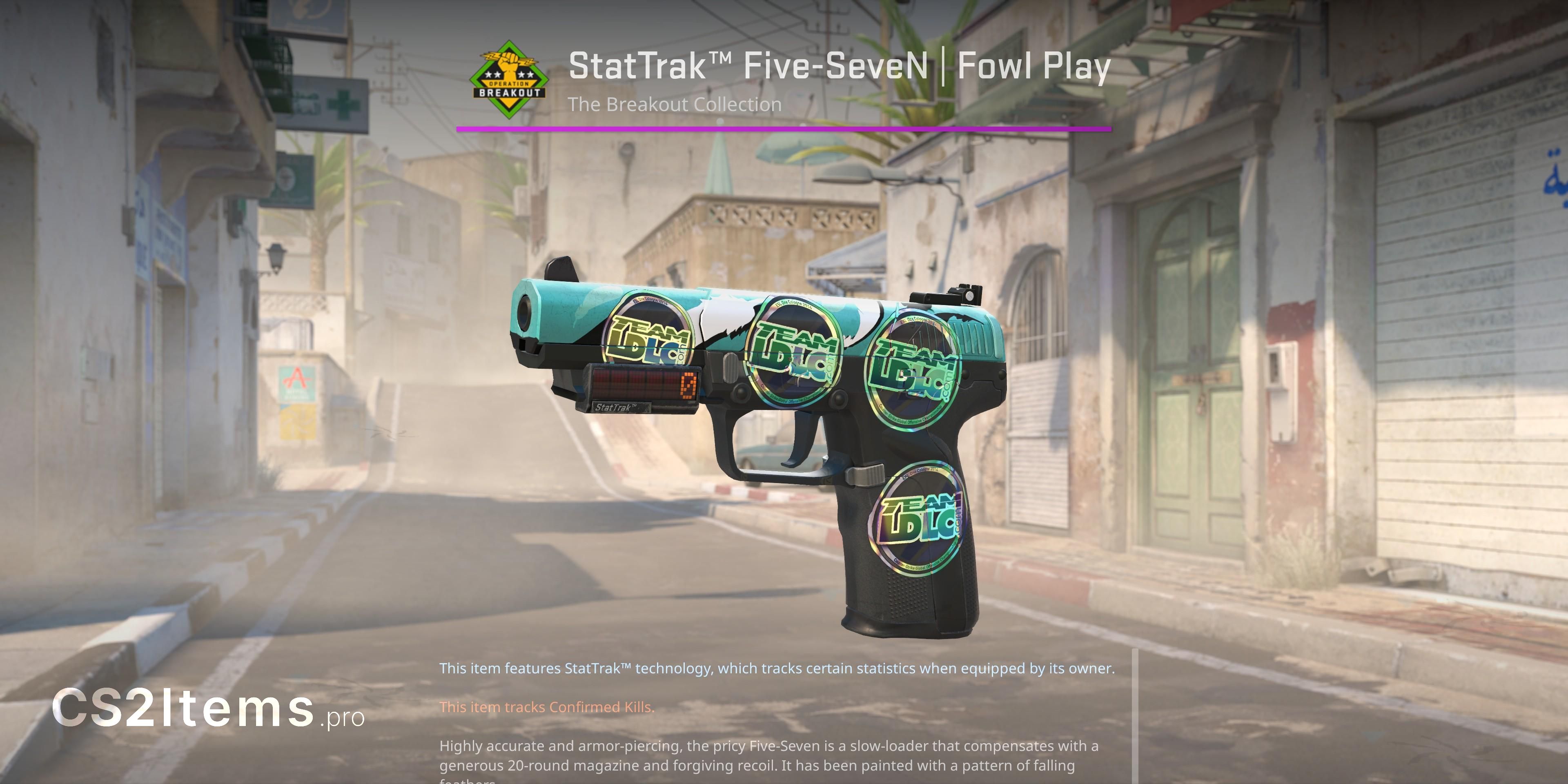 CS2 Five-seveN | Desplumante Parte frontal