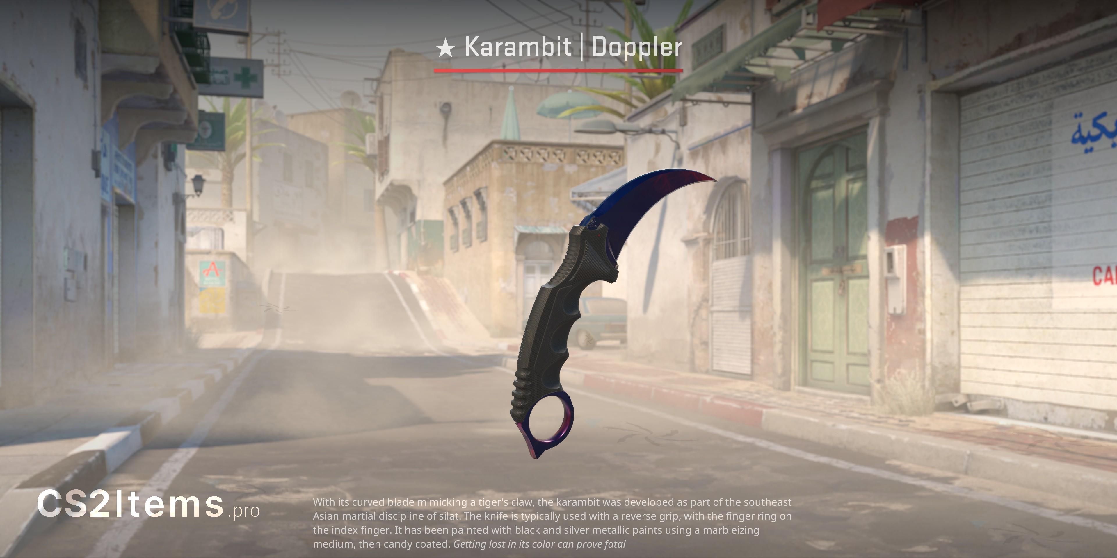 CS2 Karambit (★) | Doppler Frente