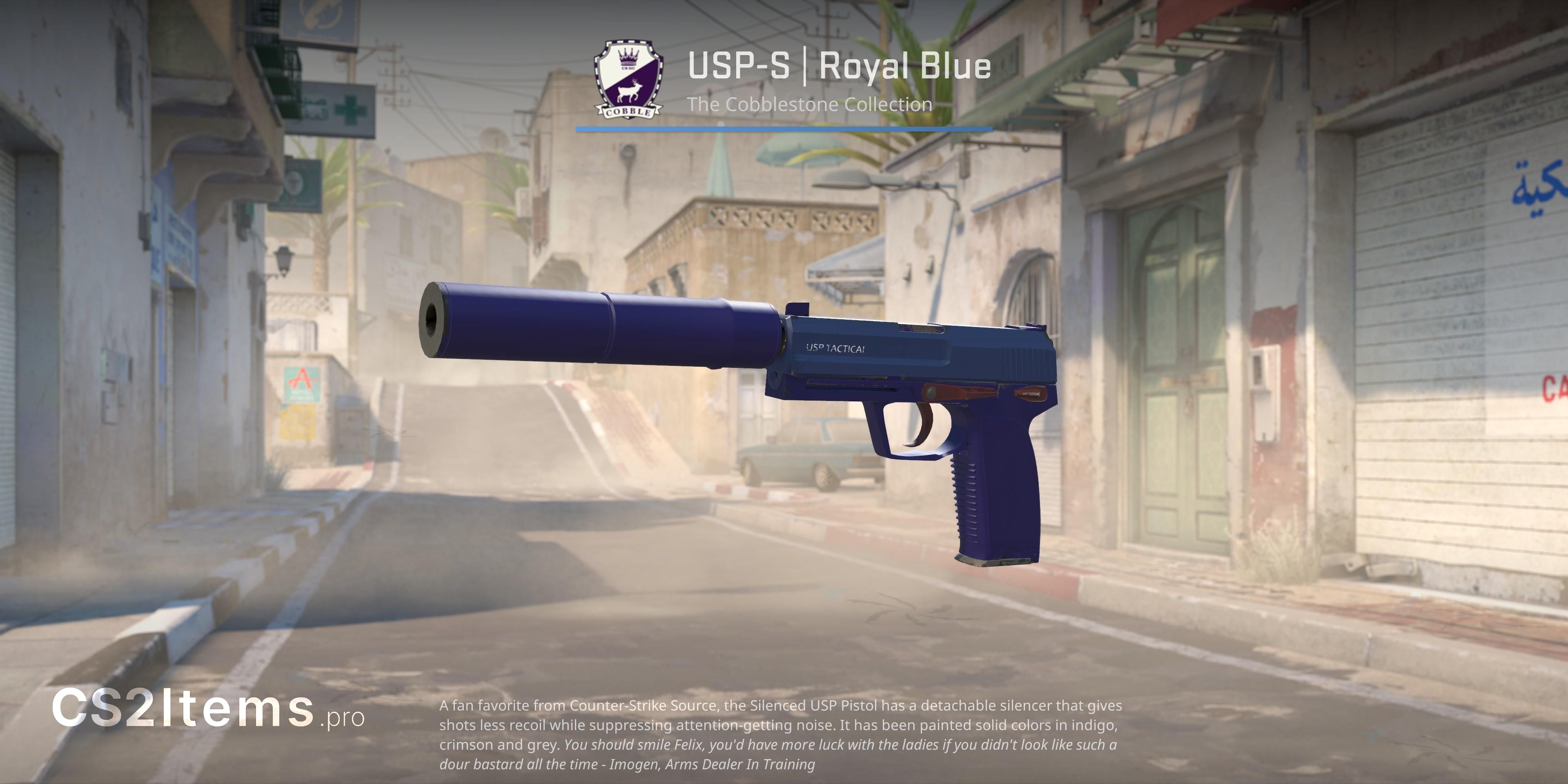 CS2 USP-S | Royal Blue Μπροστά