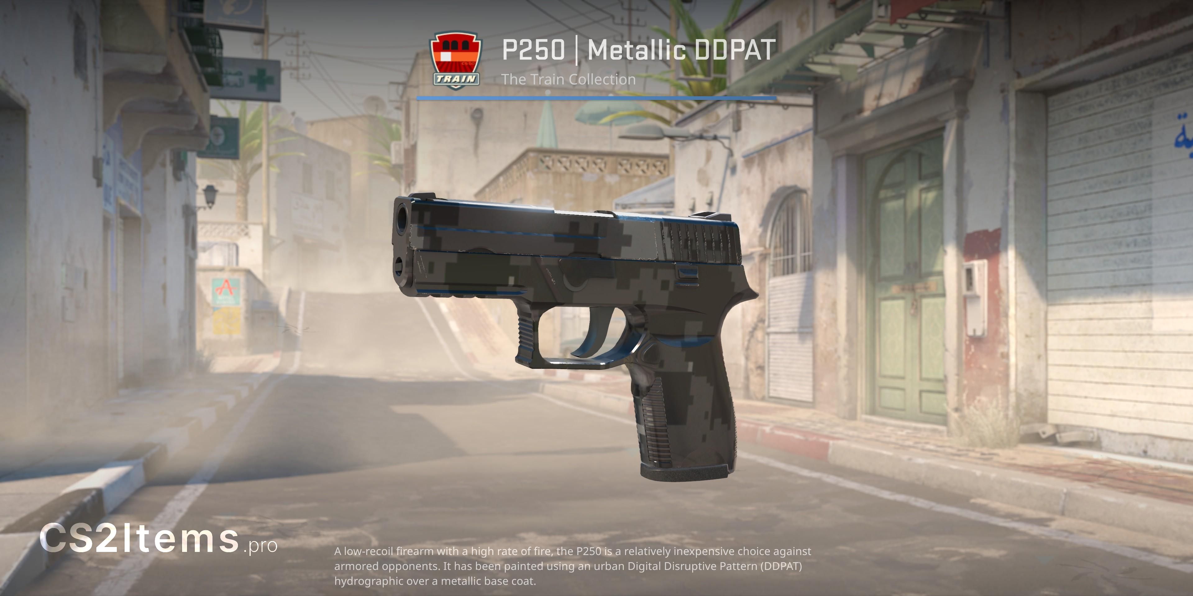 CS2 P250 | Metallic DDPAT Μπροστά