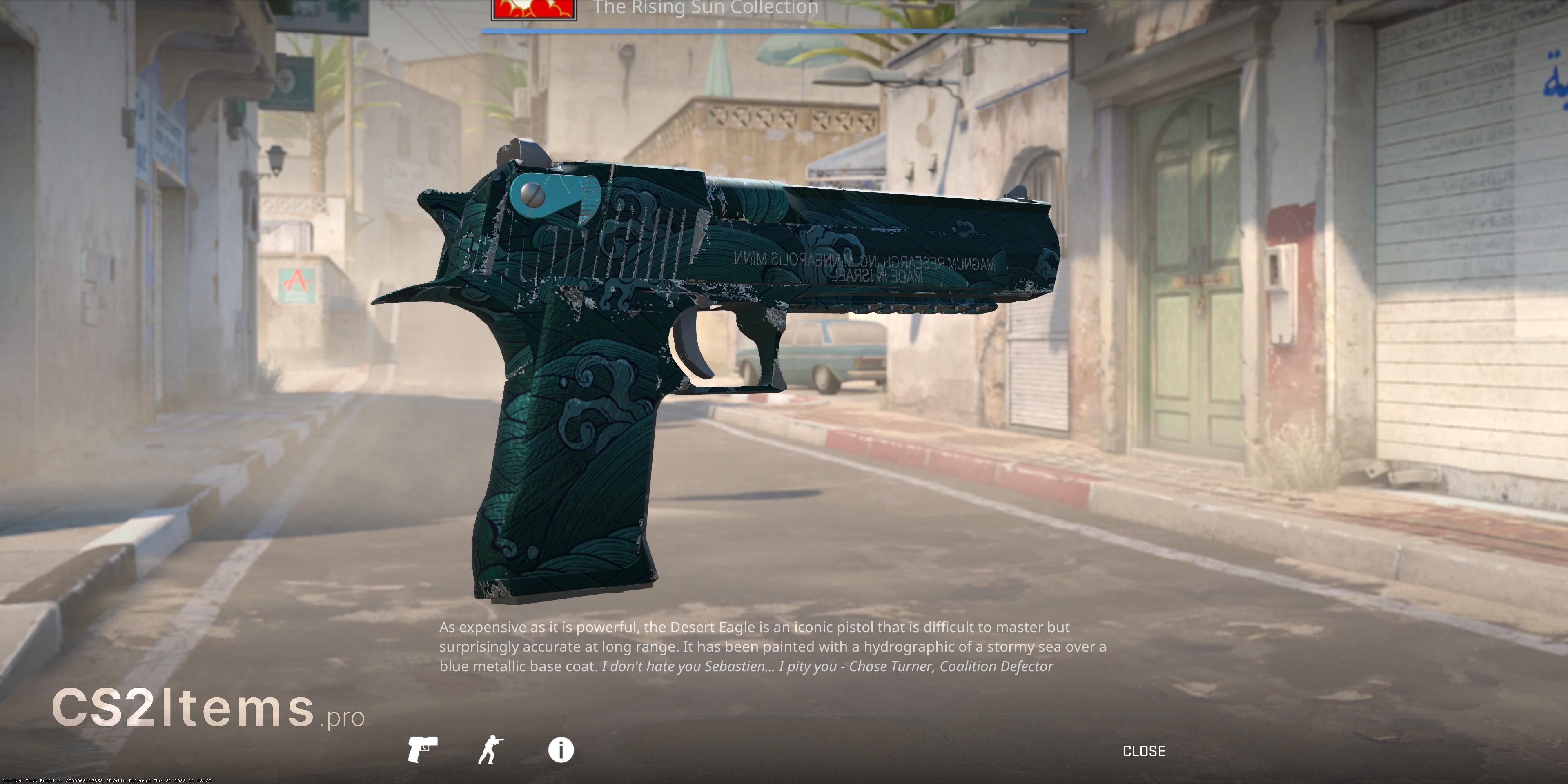 CS2 Desert Eagle | Midnight Storm Πίσω μέρος