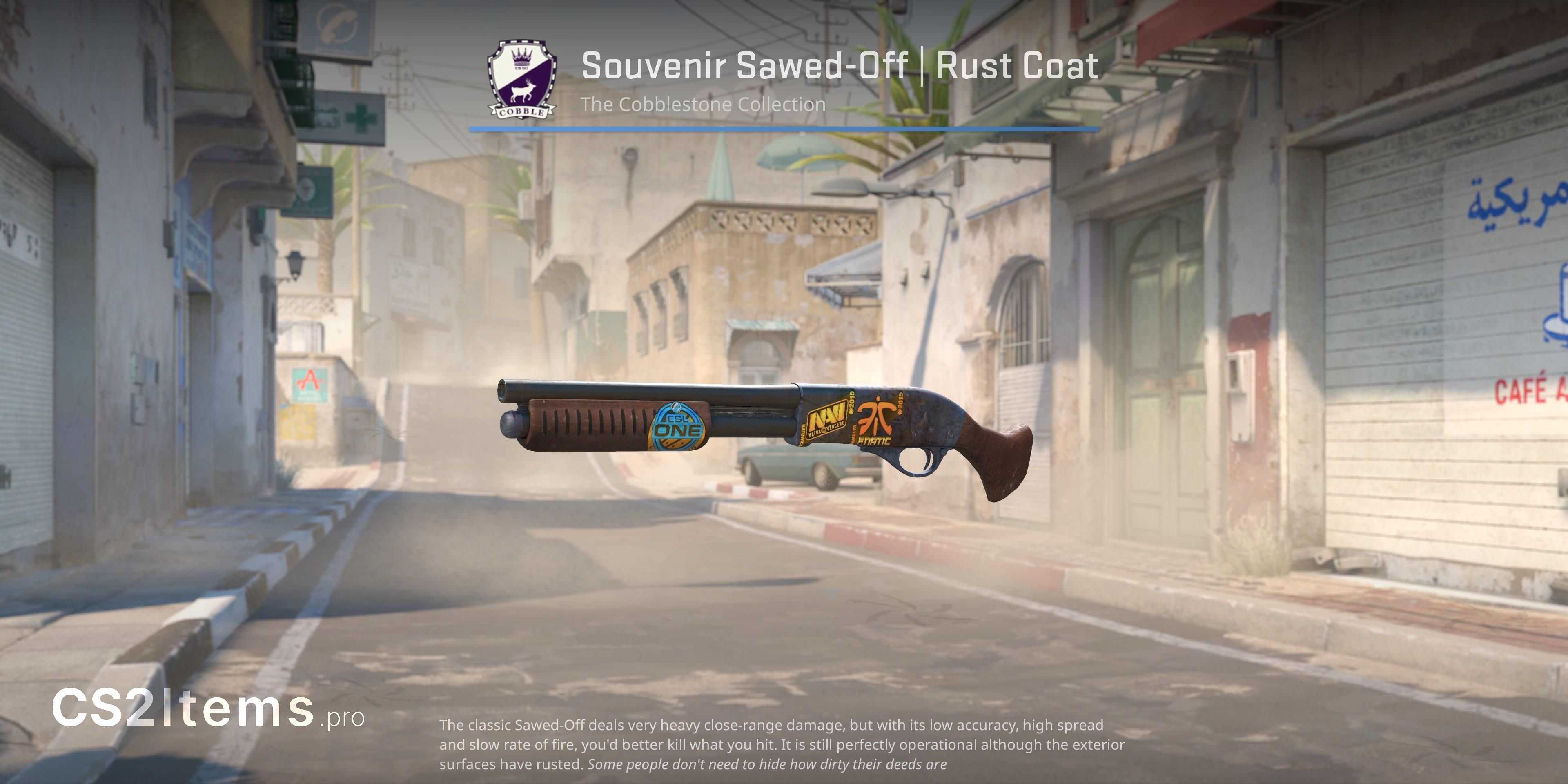 CS2 Sawed-Off | Rust Coat Frente