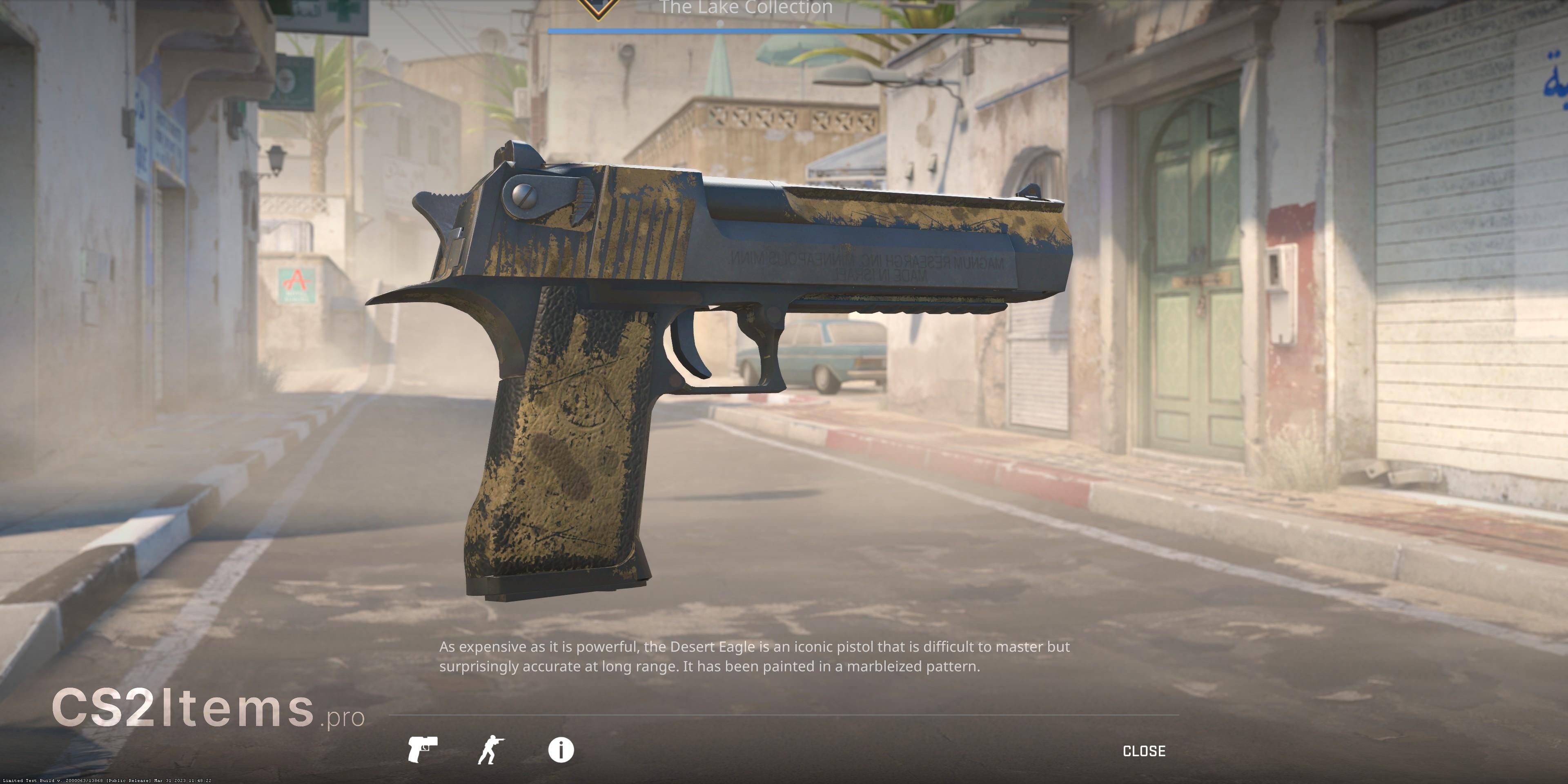 CS2 Desert Eagle | Embarrada Parte posterior