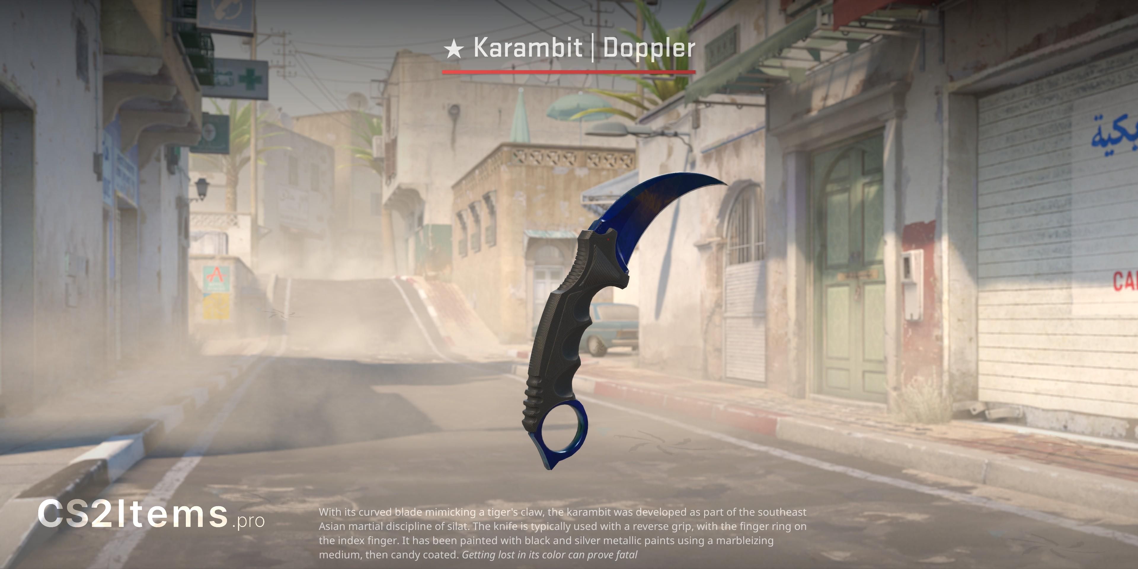 CS2 Karambit ★ | Doppler Frente