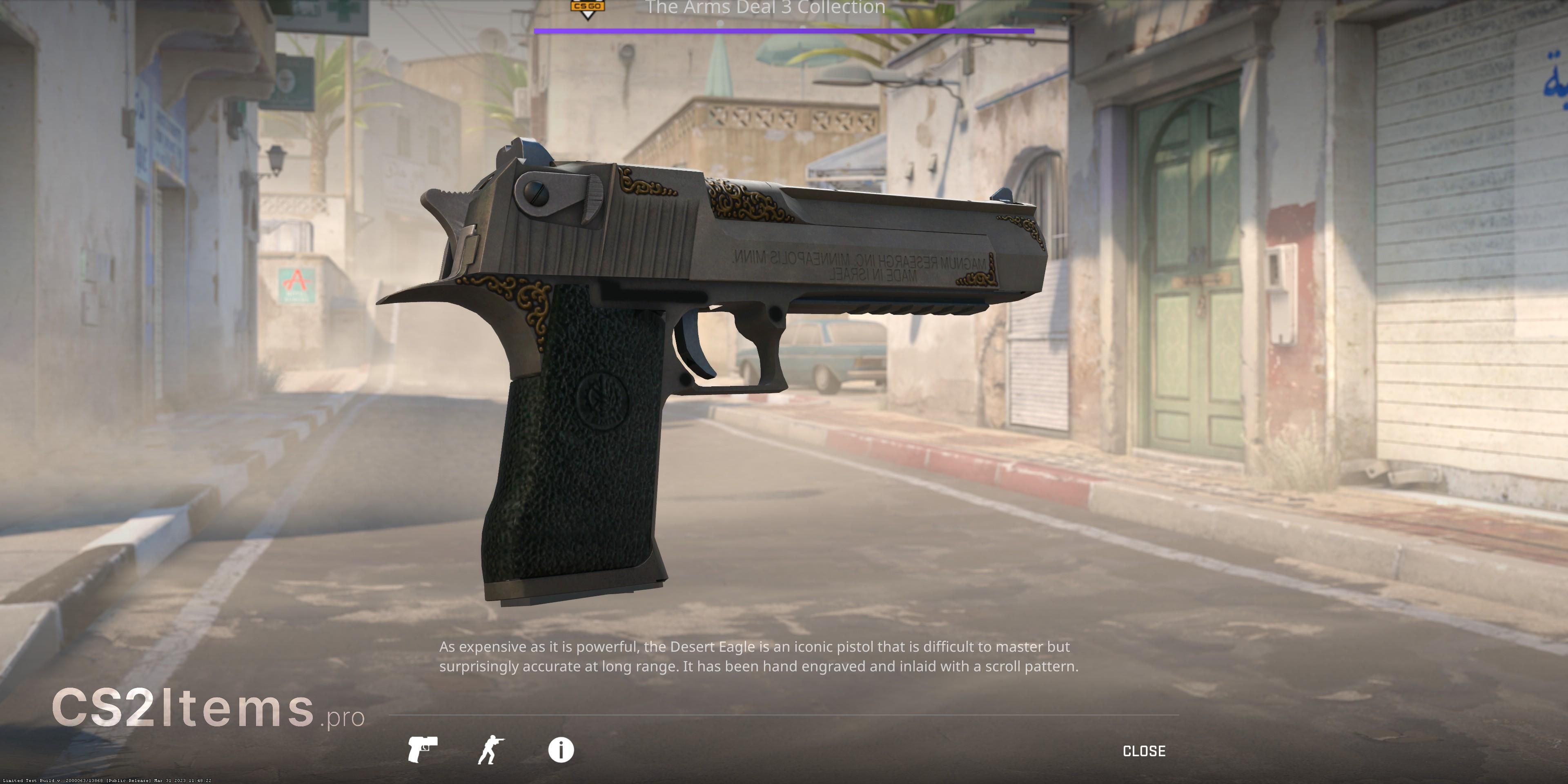 CS2 Desert Eagle | Heirloom 裏面