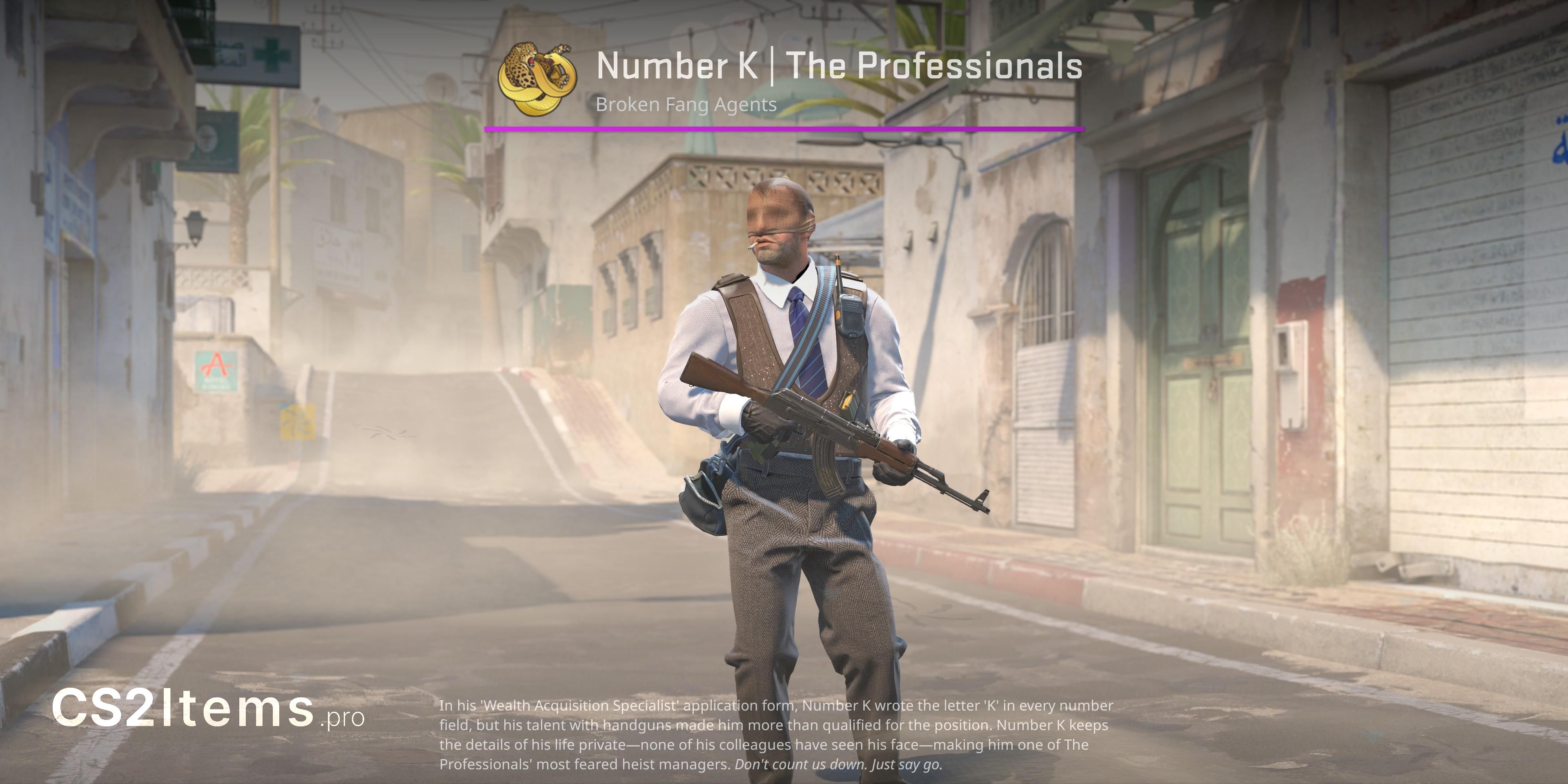 CS2 Number K | The Professionals Voorkant