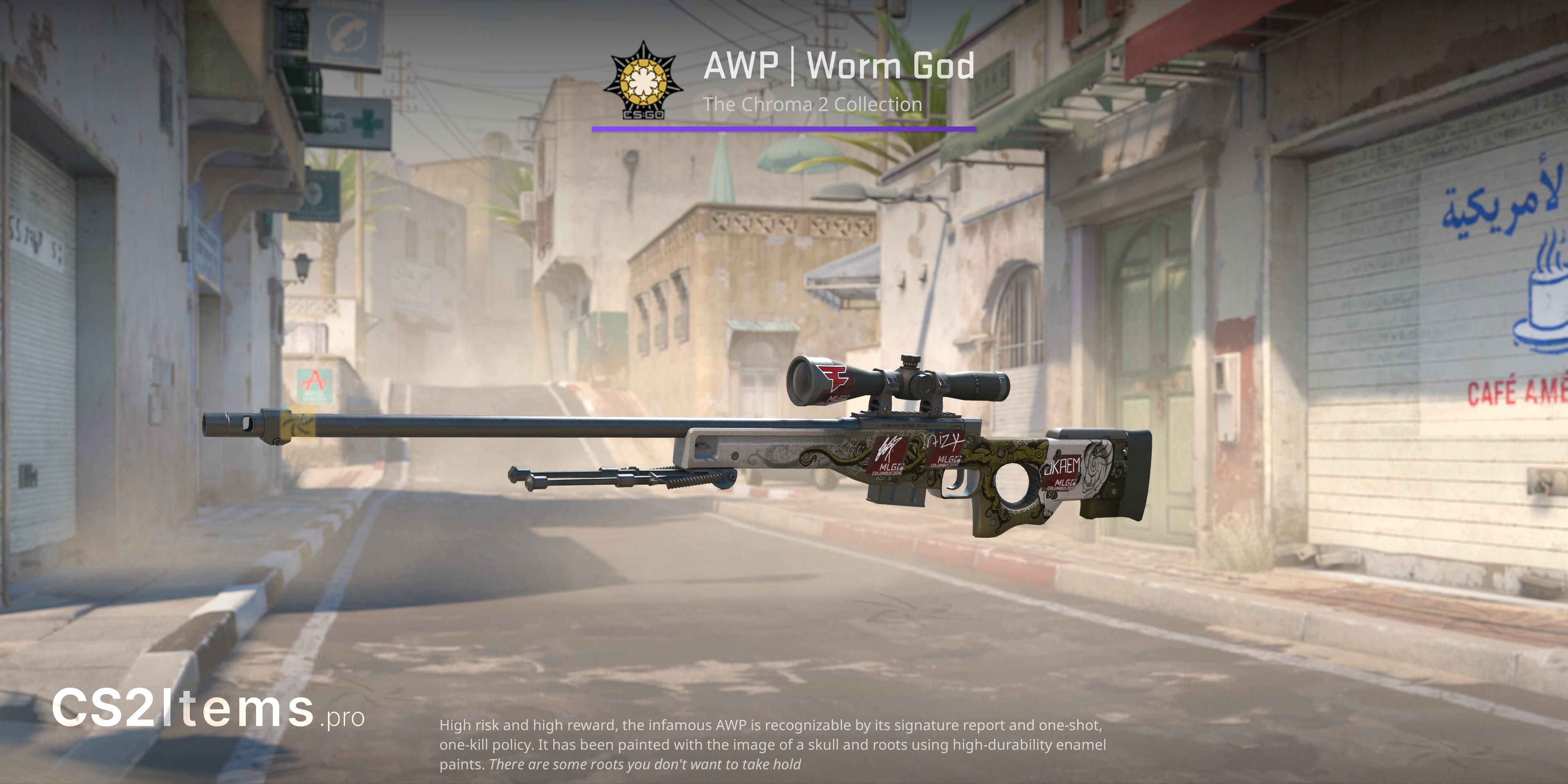 CS2 AWP | Worm God Front