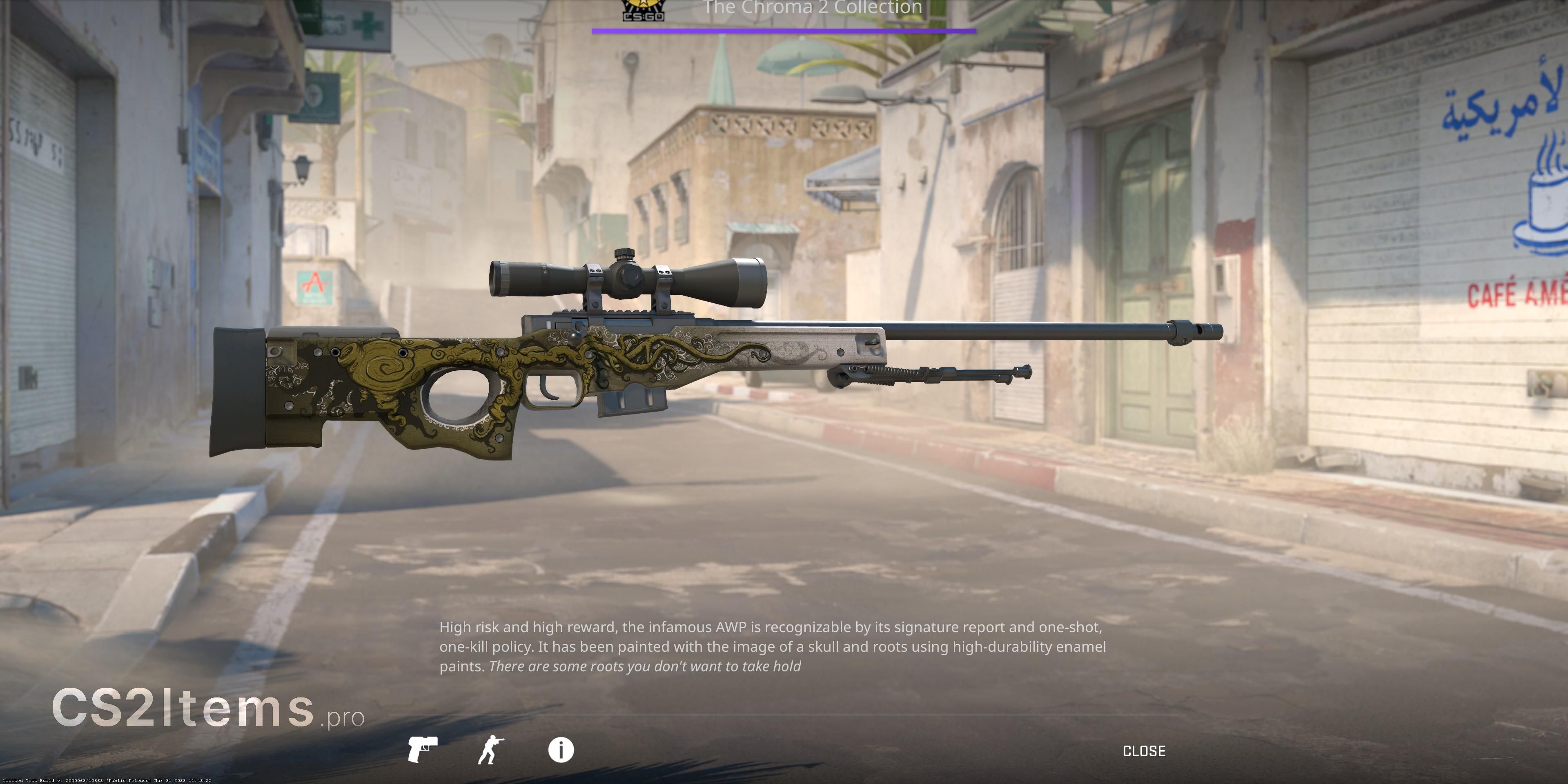 CS2 AWP | Worm God Rear