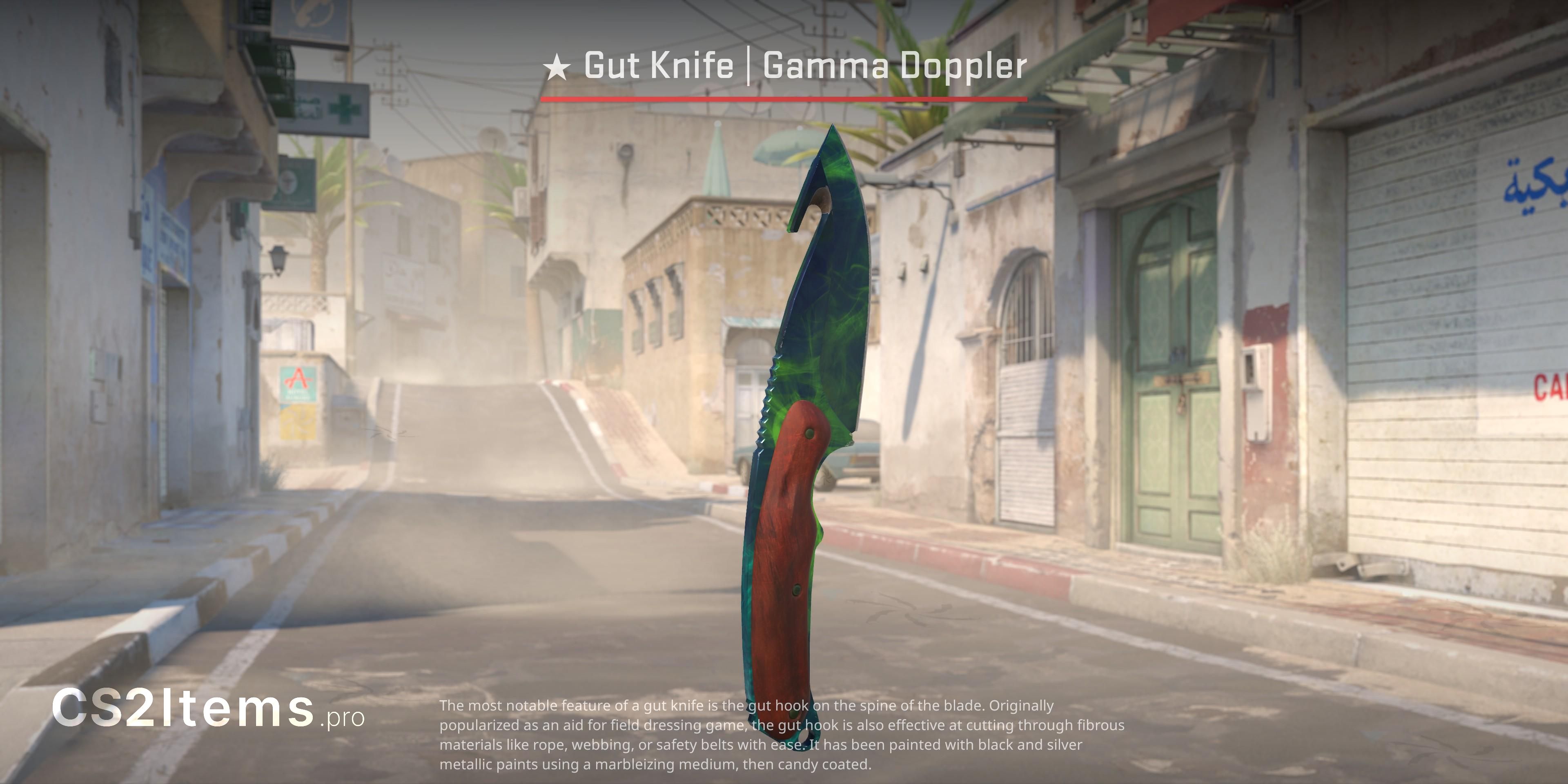 CS2 Faca Gut Hook (★) | Doppler Gama Frente