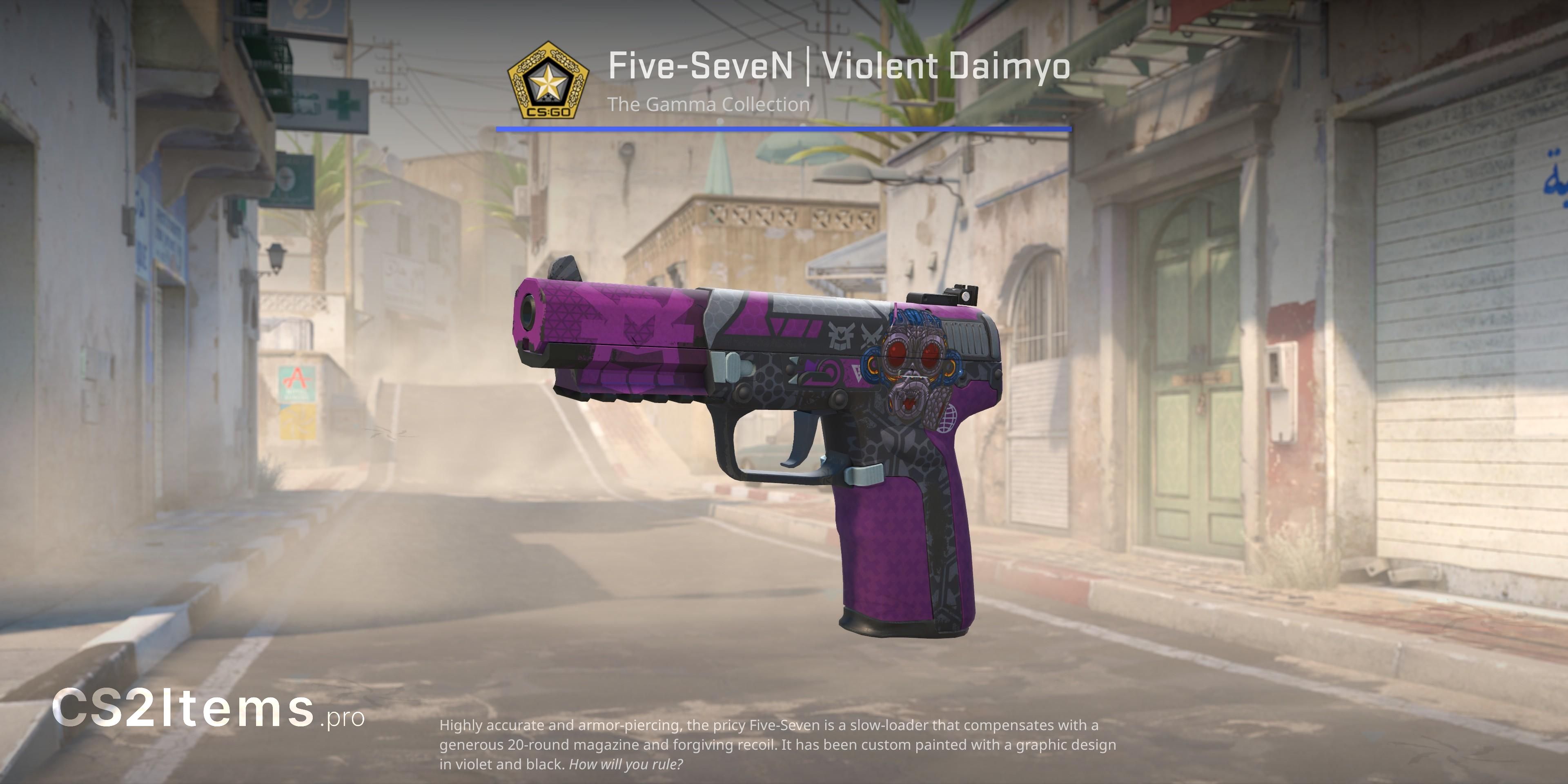 CS2 Five-SeveN | Violent Daimyo Mặt trước