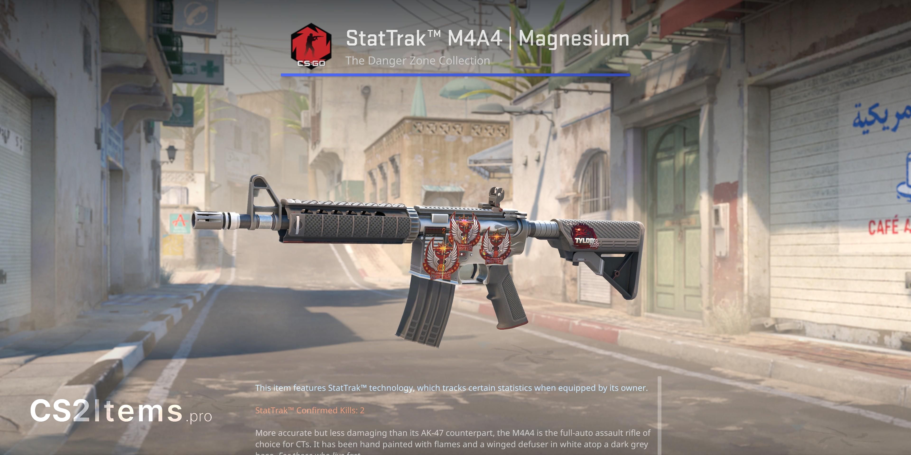 CS2 M4A4 | Magnesium Forside