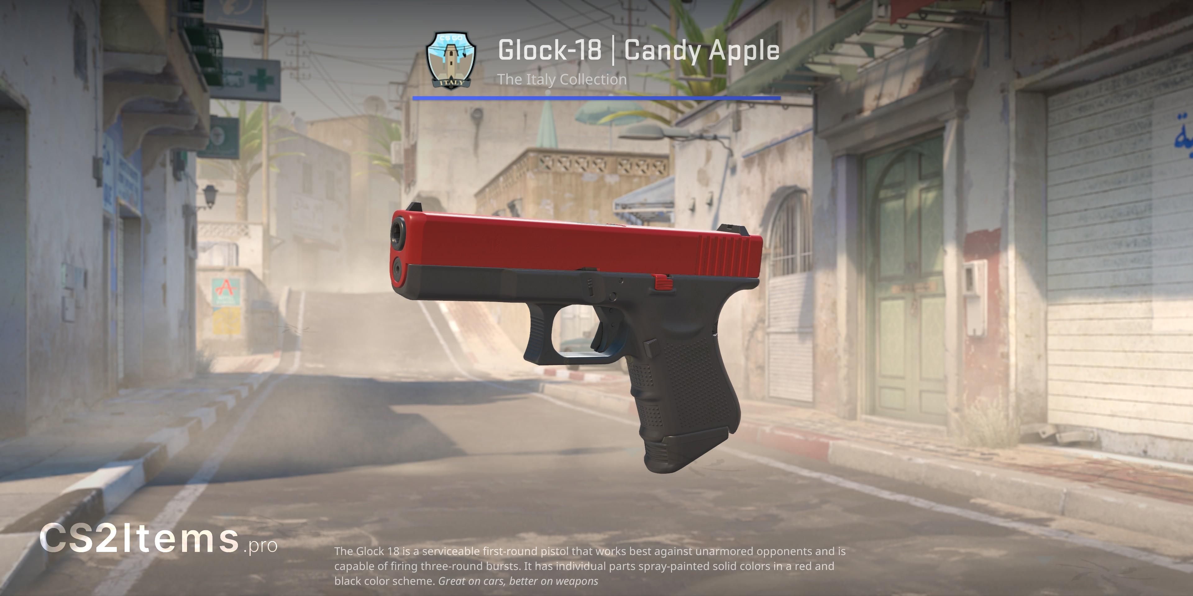 CS2 Glock-18 | Candy Apple Frente