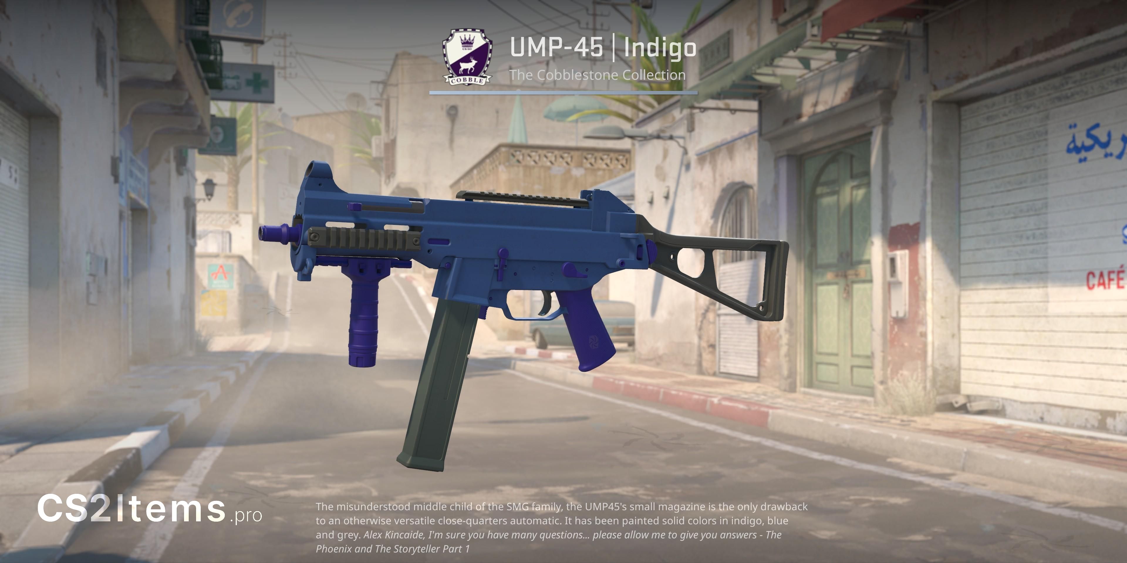 CS2 UMP-45 | Indigo Μπροστά