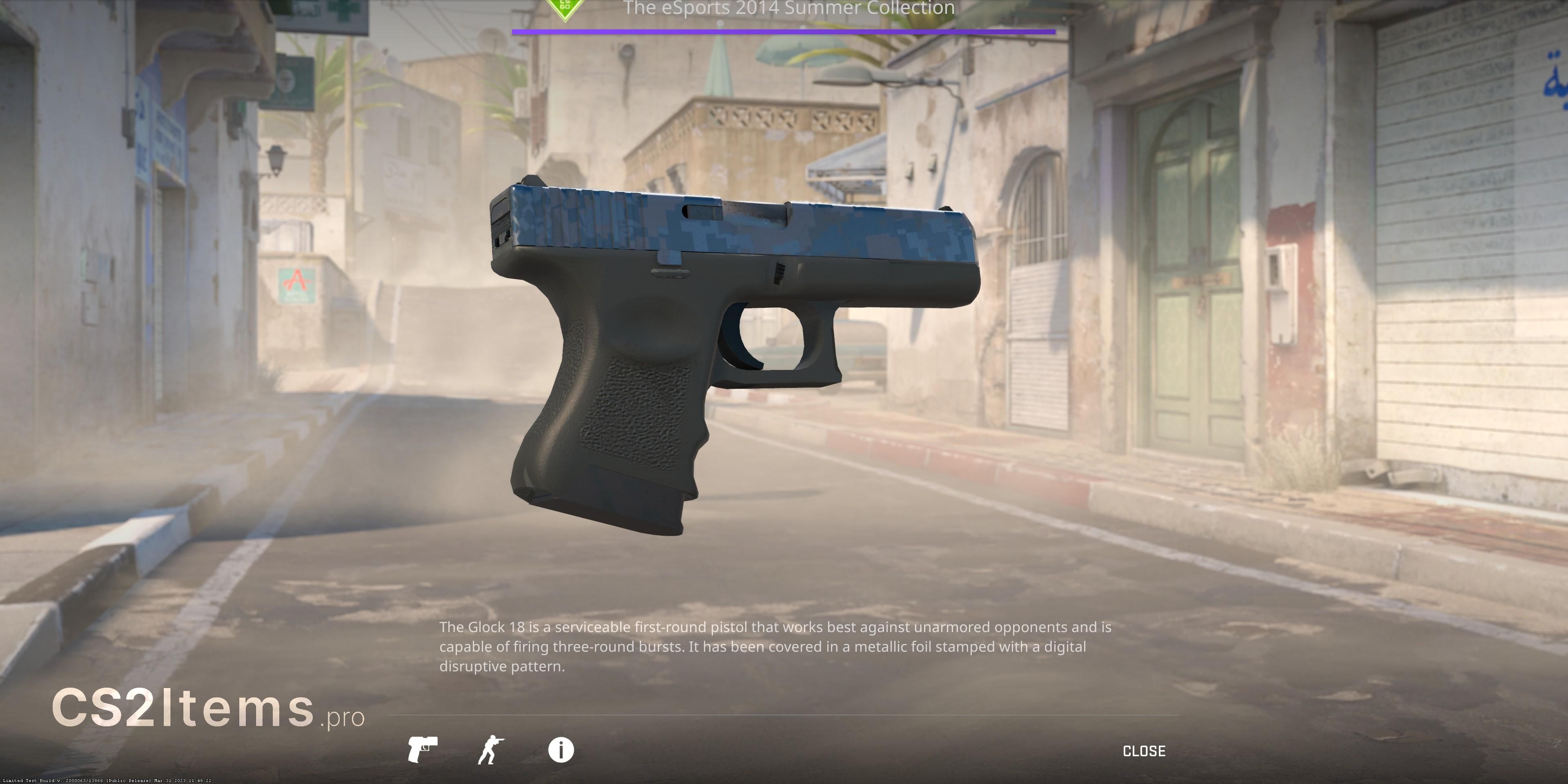 CS2 Glock-18 | Steel Disruption Spate