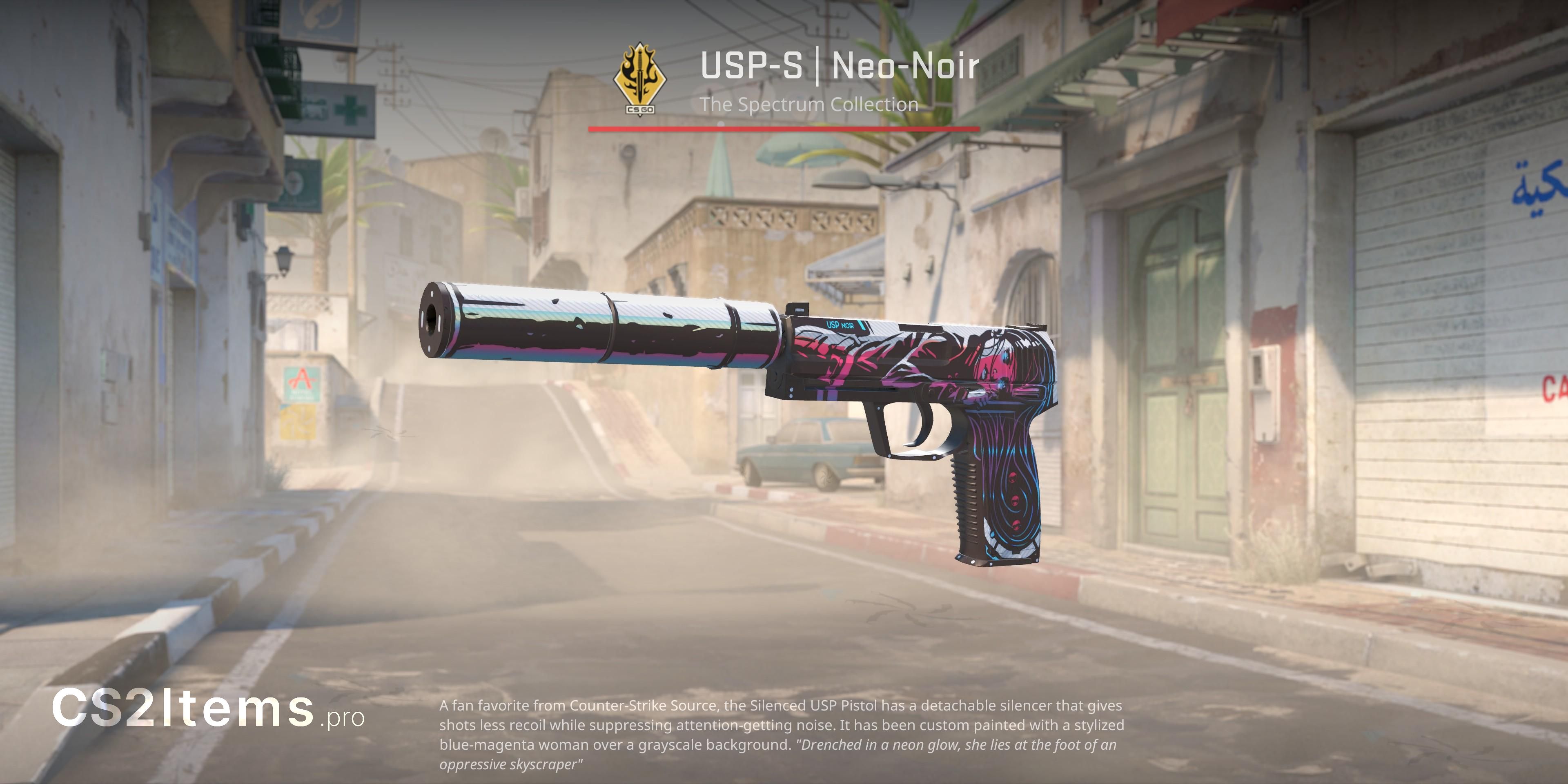 CS2 USP-S | Neo-Noir Front