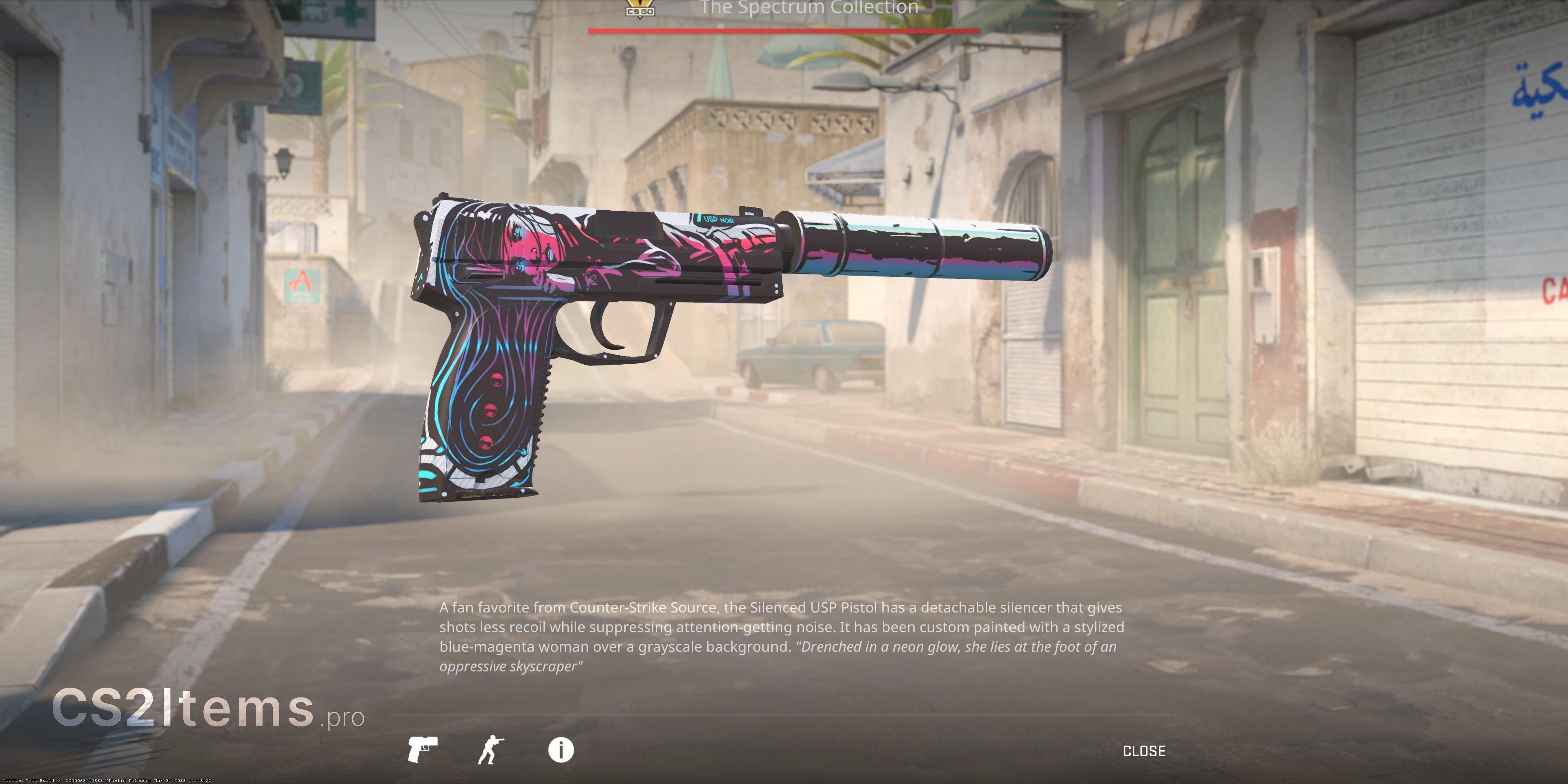 CS2 USP-S | Neo-Noir Rear