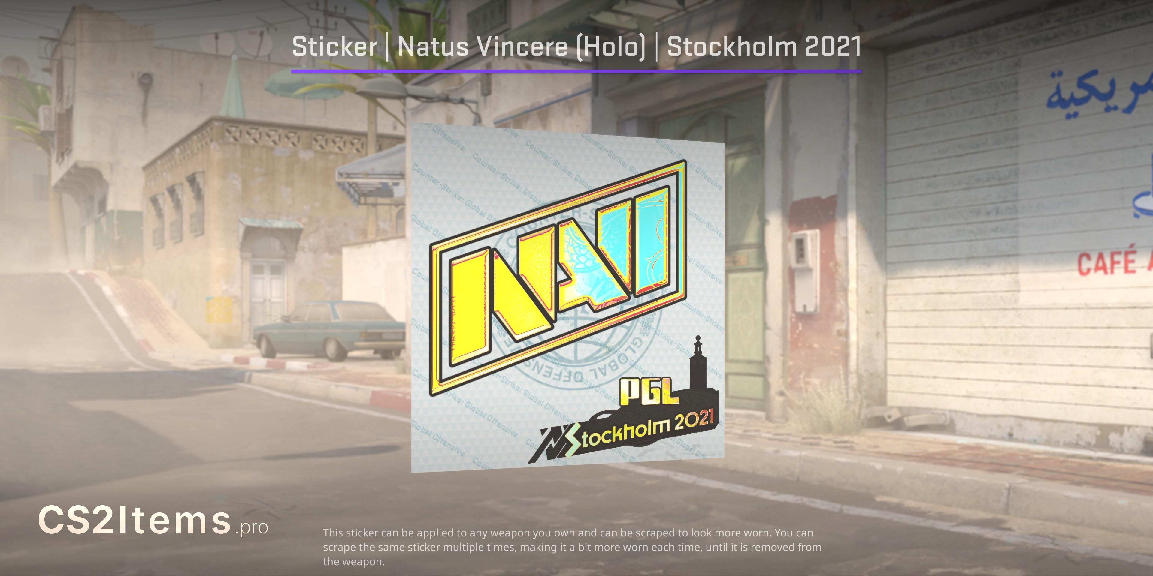 CS2 Sticker | Natus Vincere (holo) | Stockholm 2021 Devant