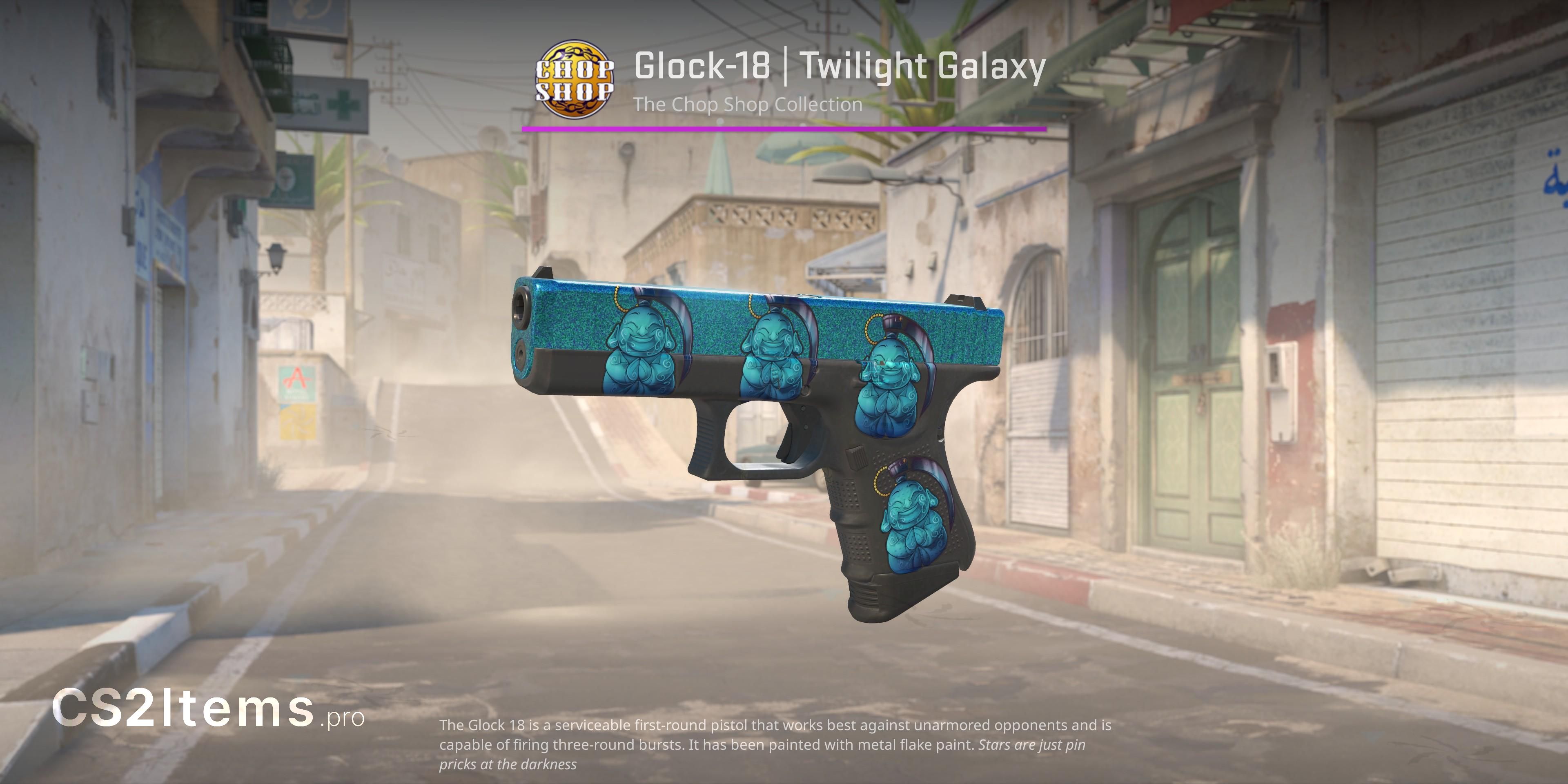 CS2 Glock-18 | Twilight Galaxy Anteriore