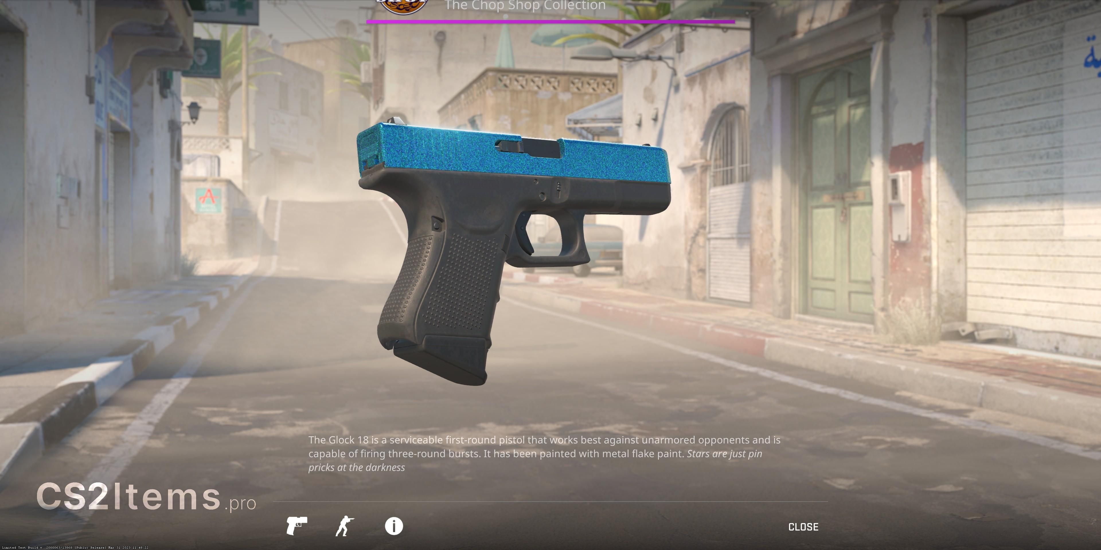 CS2 Glock-18 | Twilight Galaxy Retro