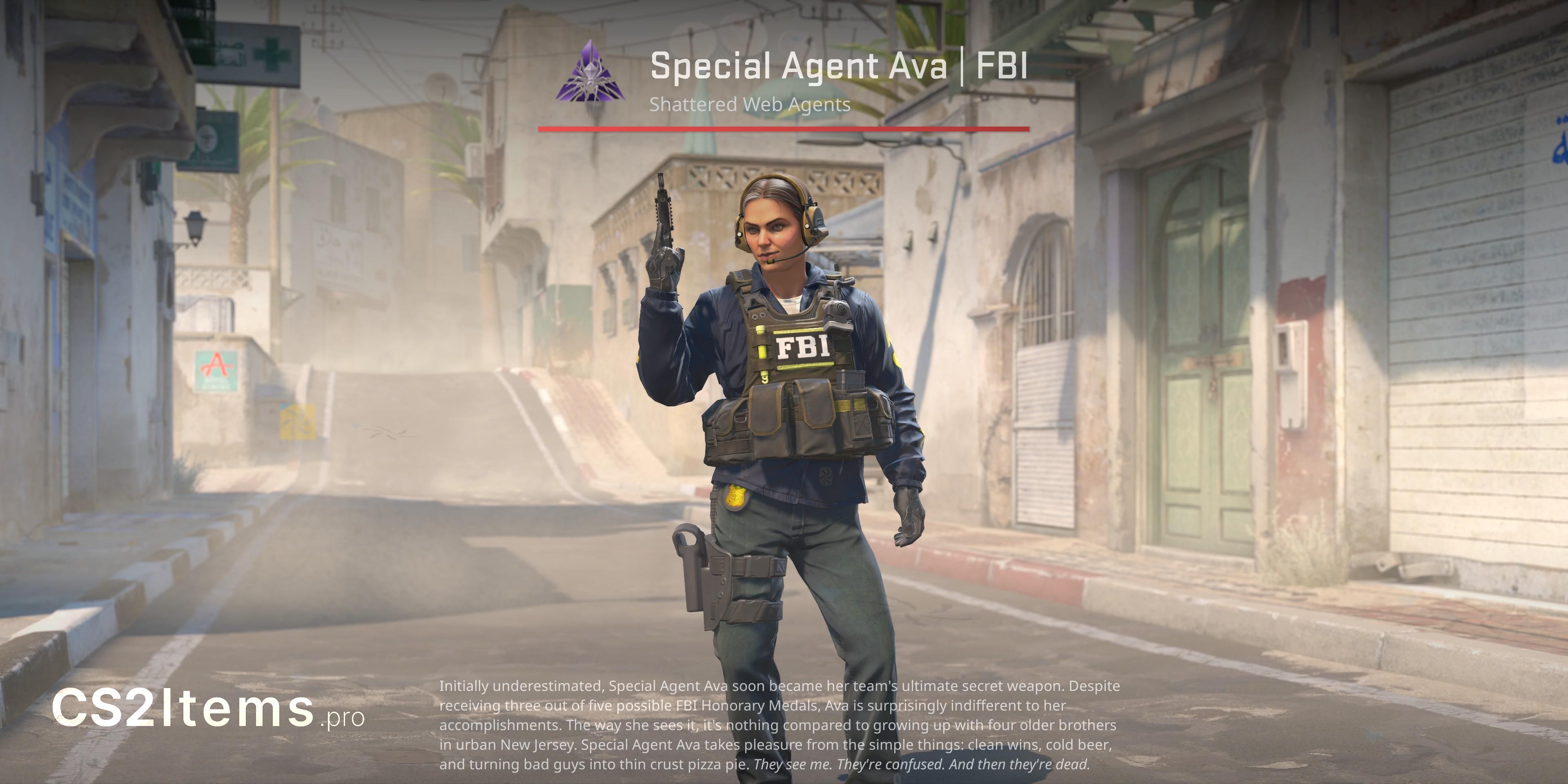 CS2 Special Agent Ava | FBI Voorkant