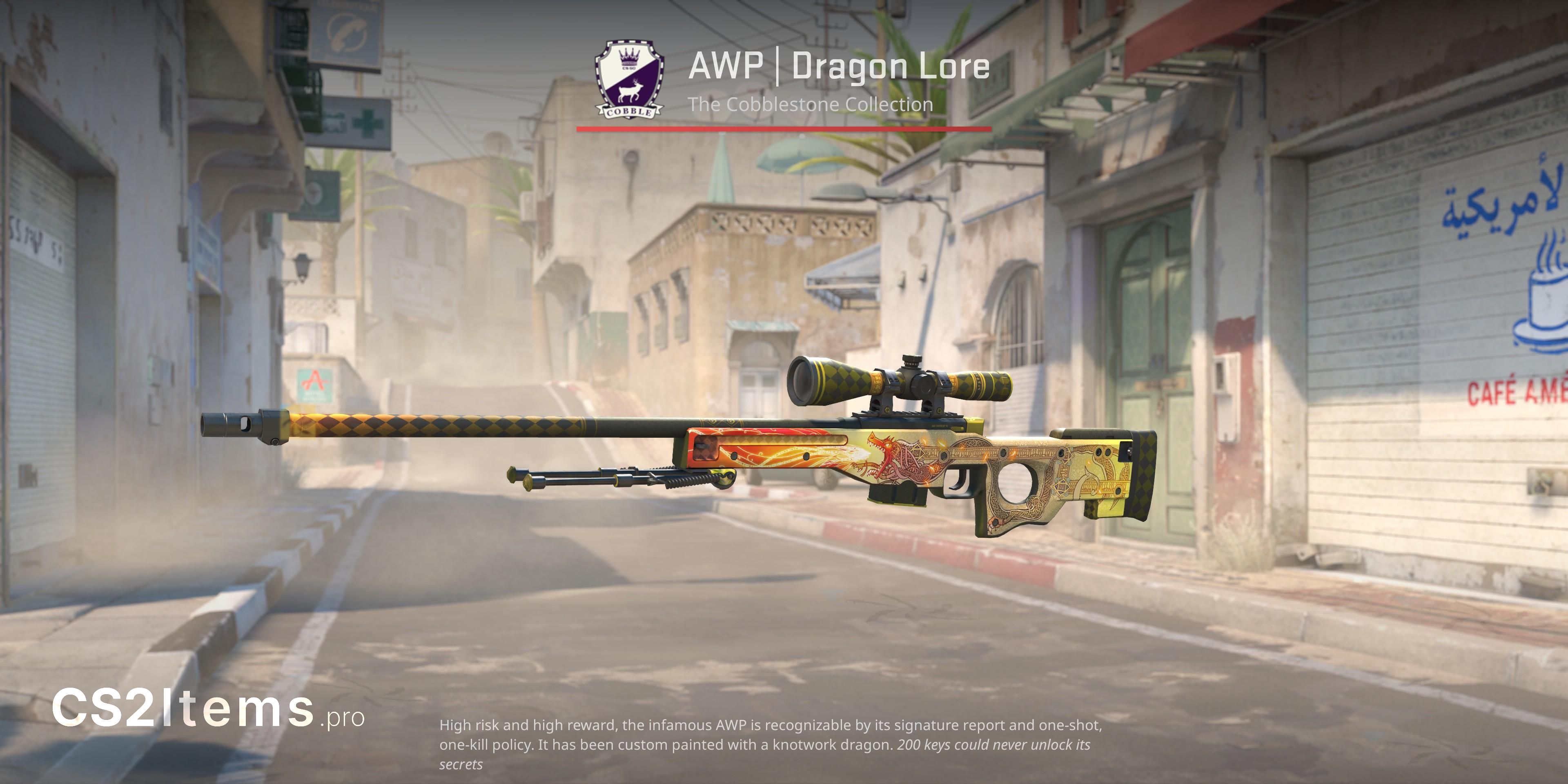 CS2 AWP | Dragon Lore Front