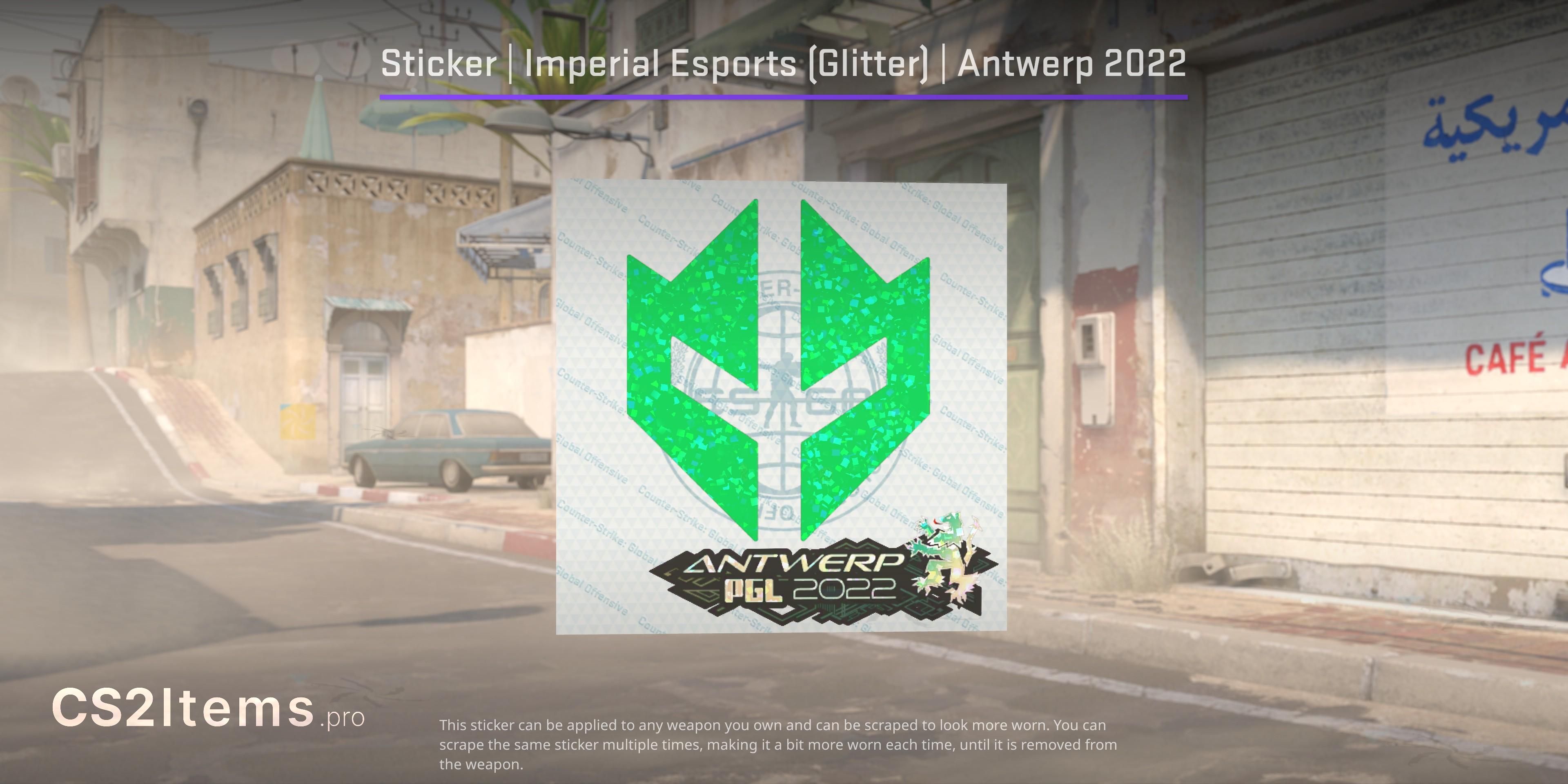 CS2 สติกเกอร์ | Imperial Esports (ระยิบระยับ) | Antwerp 2022 หน้า