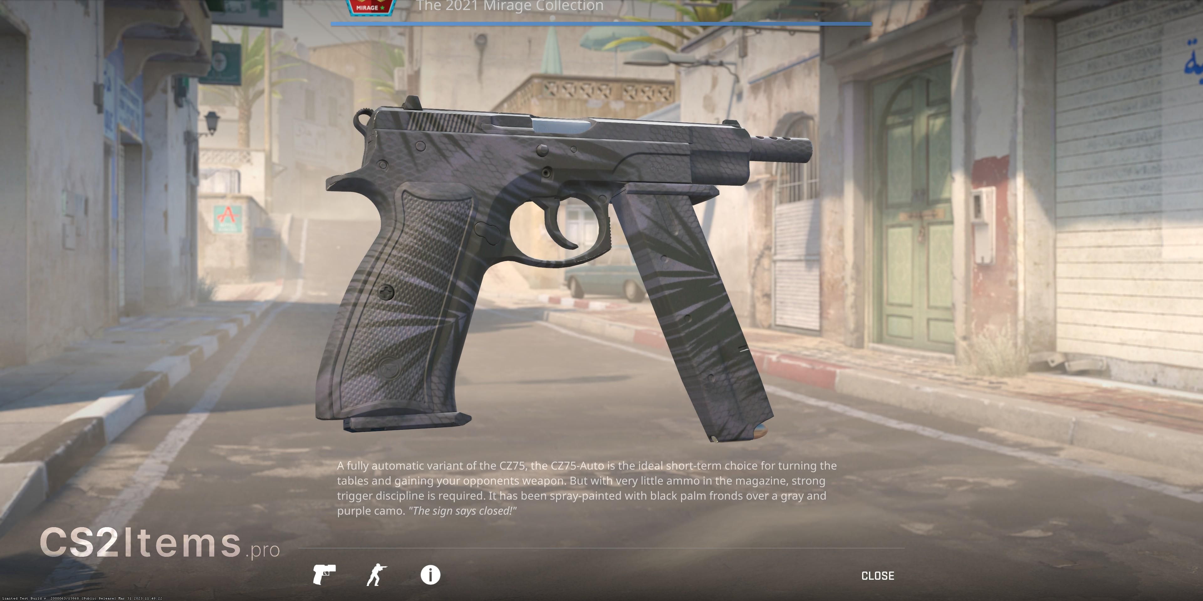 CS2 CZ75-Auto | Midnight Palm Retro