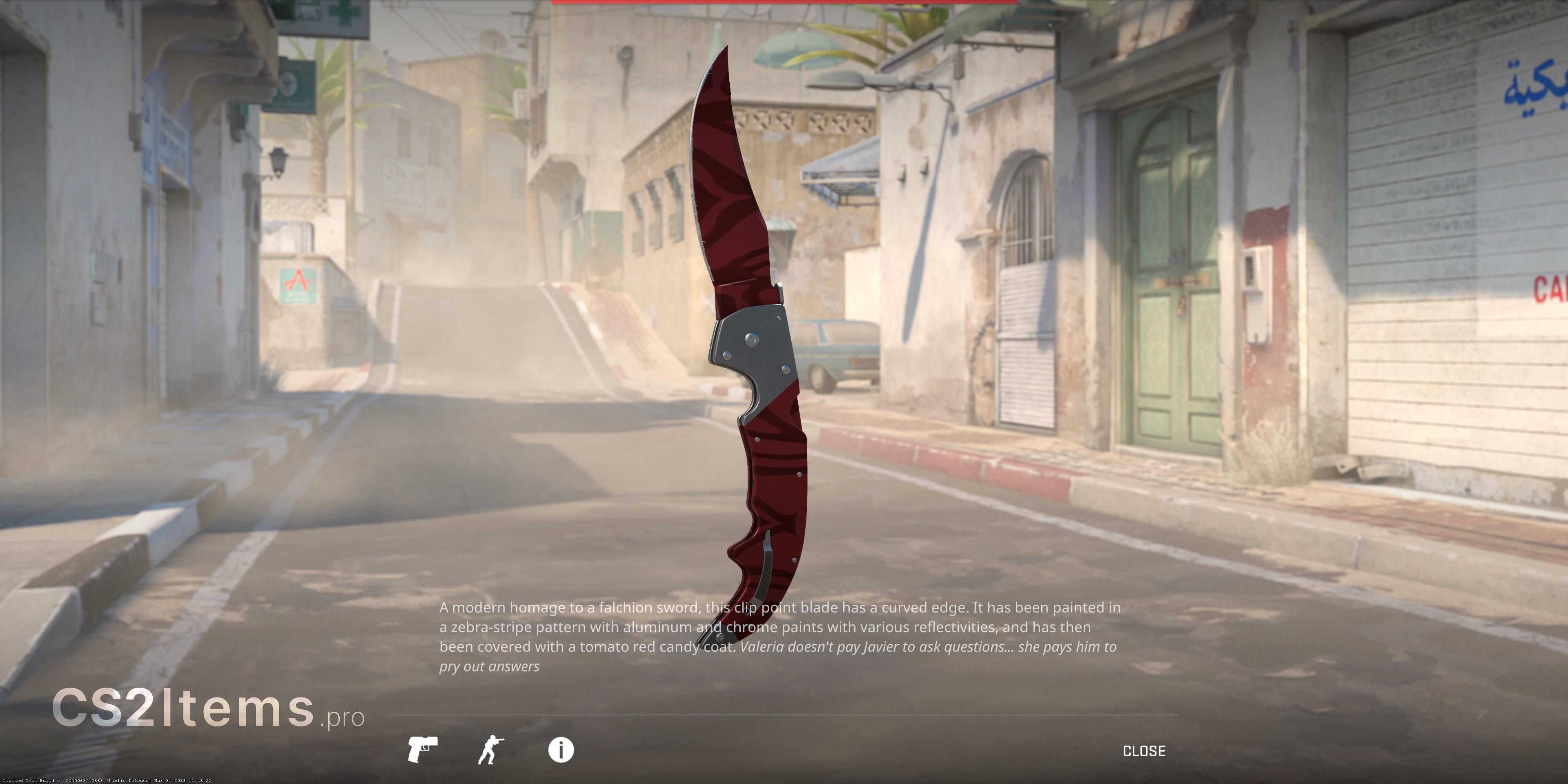 CS2 Coltello falchion ★ | Slaughter Retro