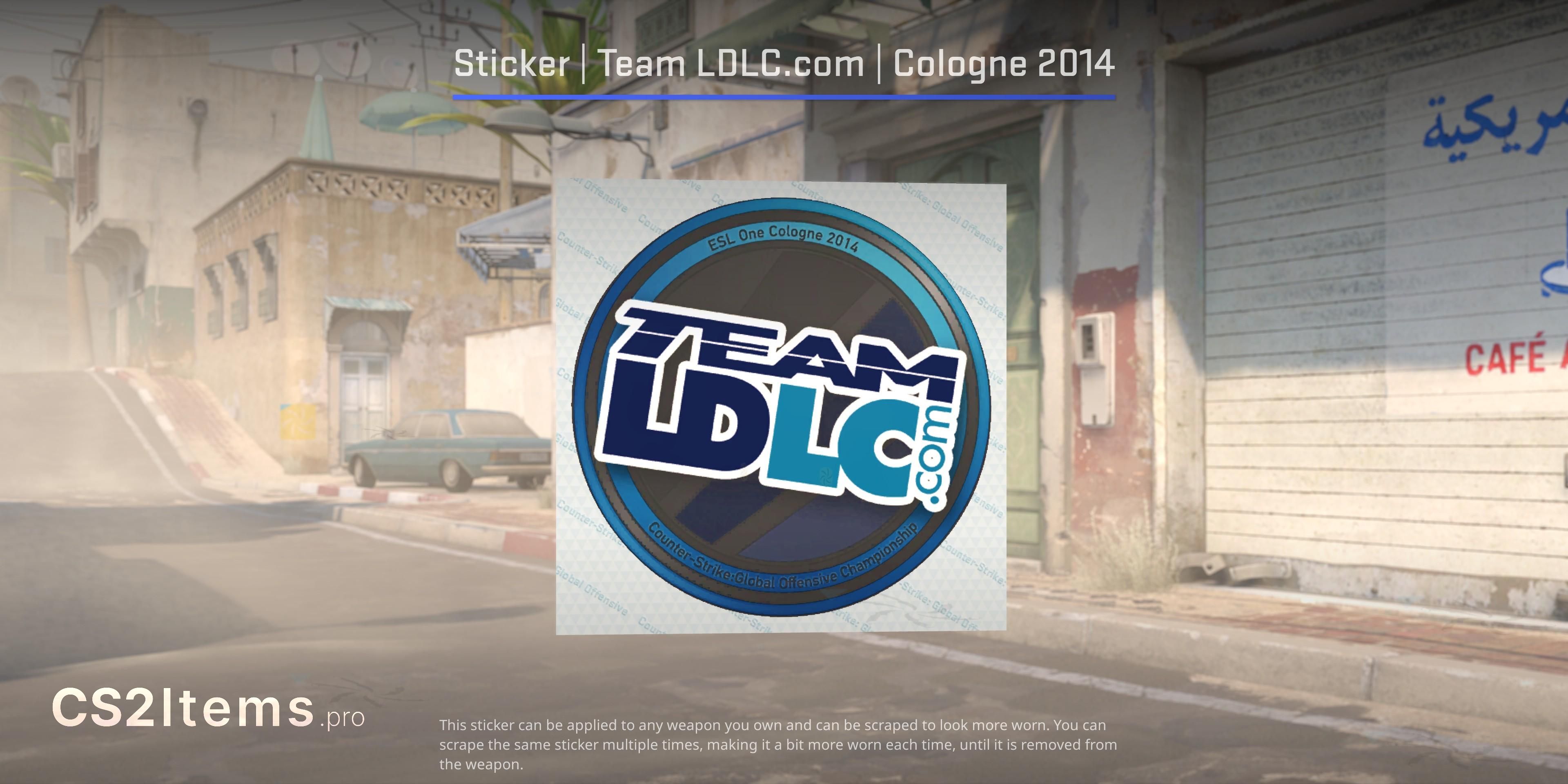 CS2 Стикер | Team LDLC.com | Cologne 2014 Отпред