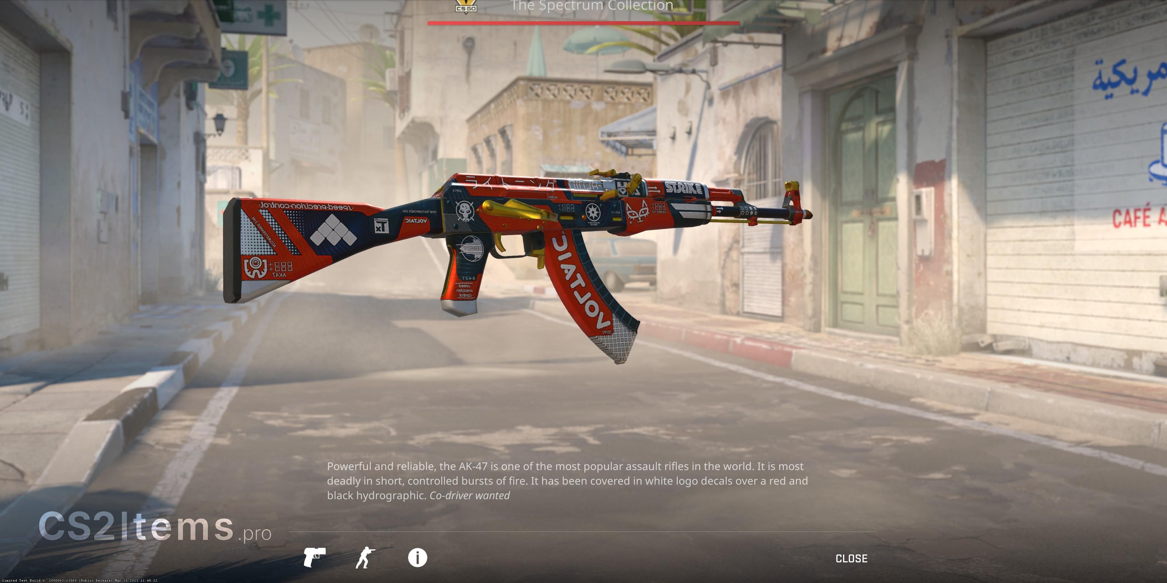 CS2 AK-47 | Bloodsport Rear