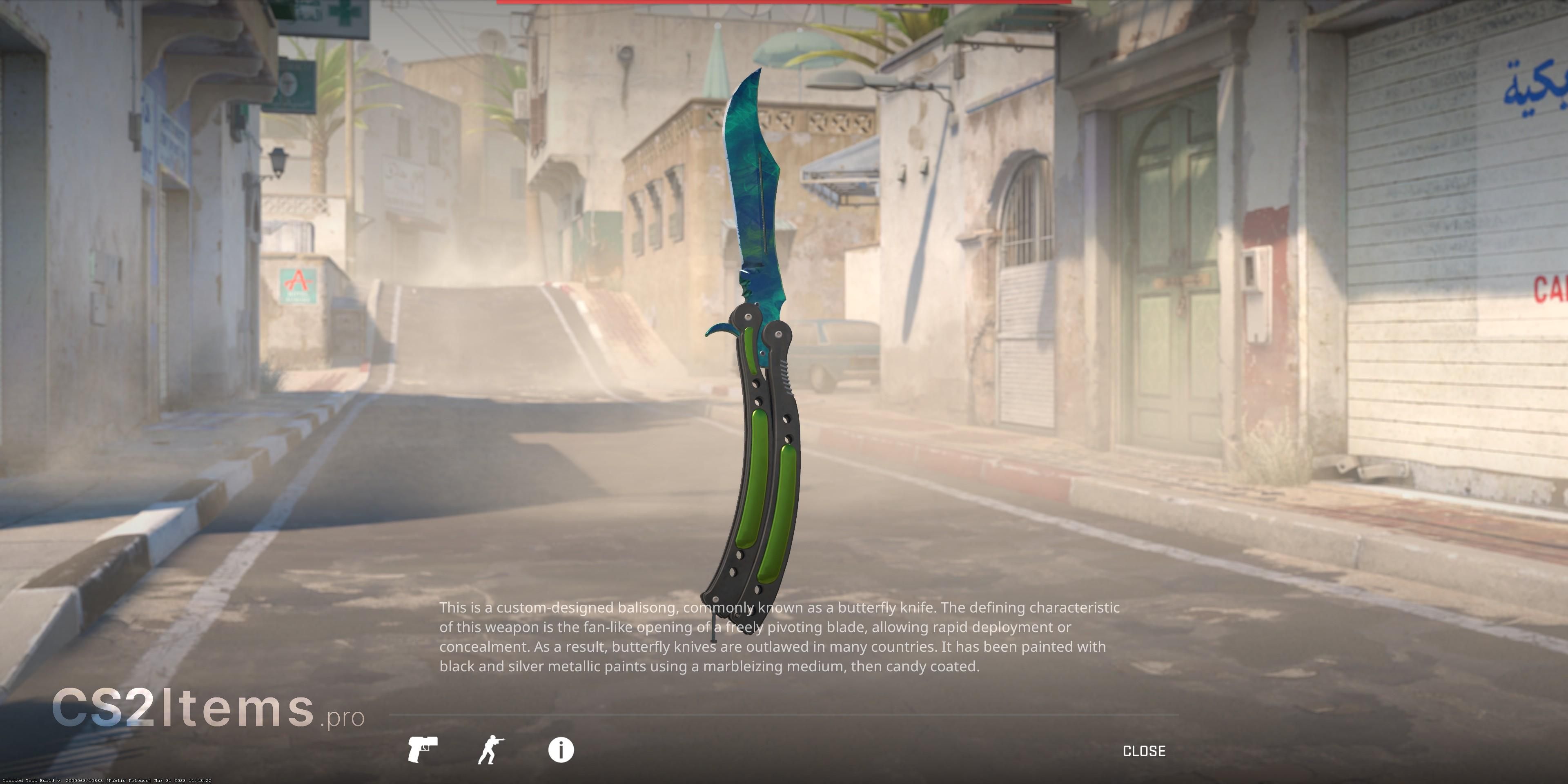 CS2 Butterflykniv (★) | Gamma Doppler Bak