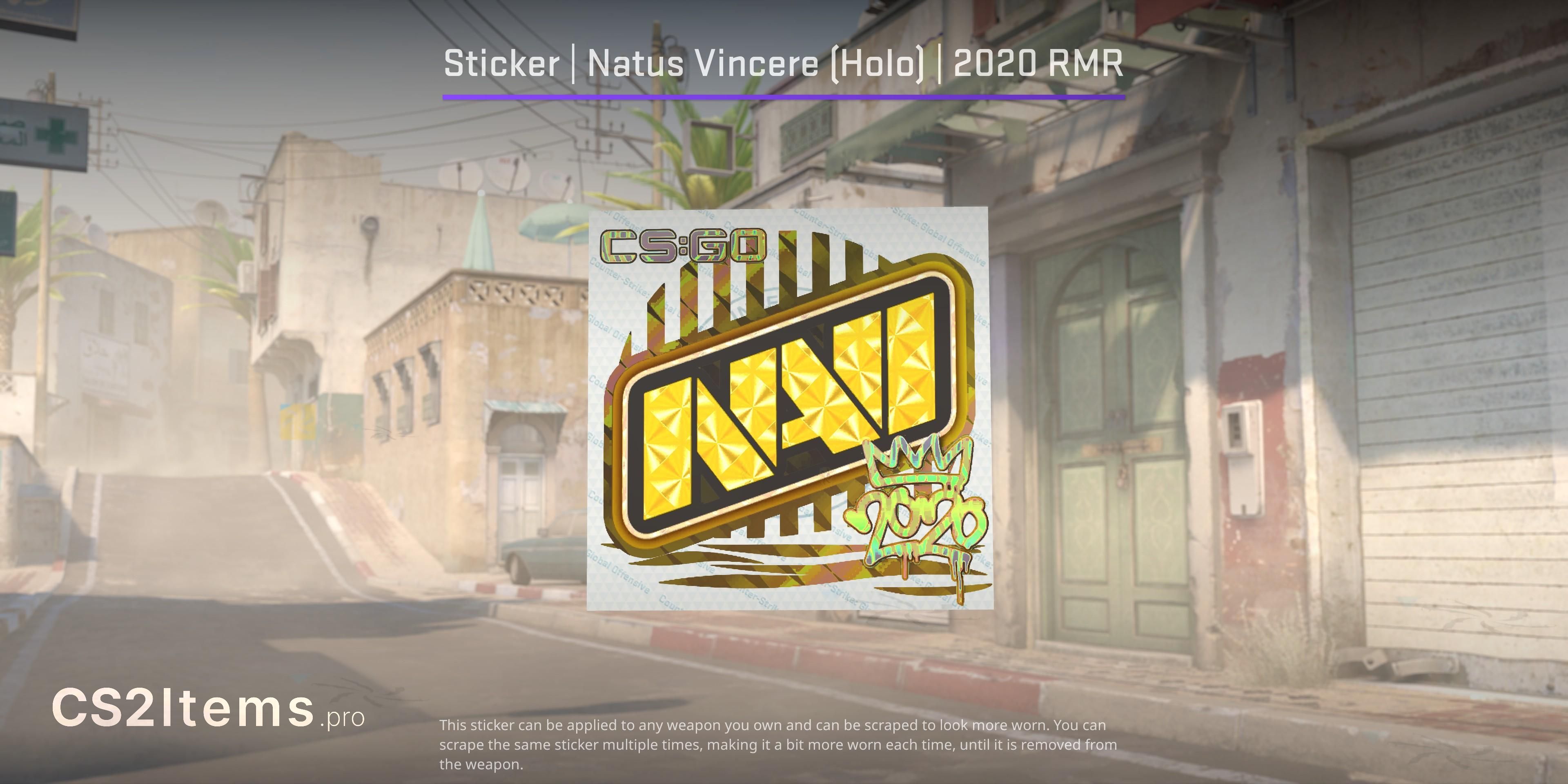 CS2 Sticker | Natus Vincere (Holo) | RMR 2020 Voorkant