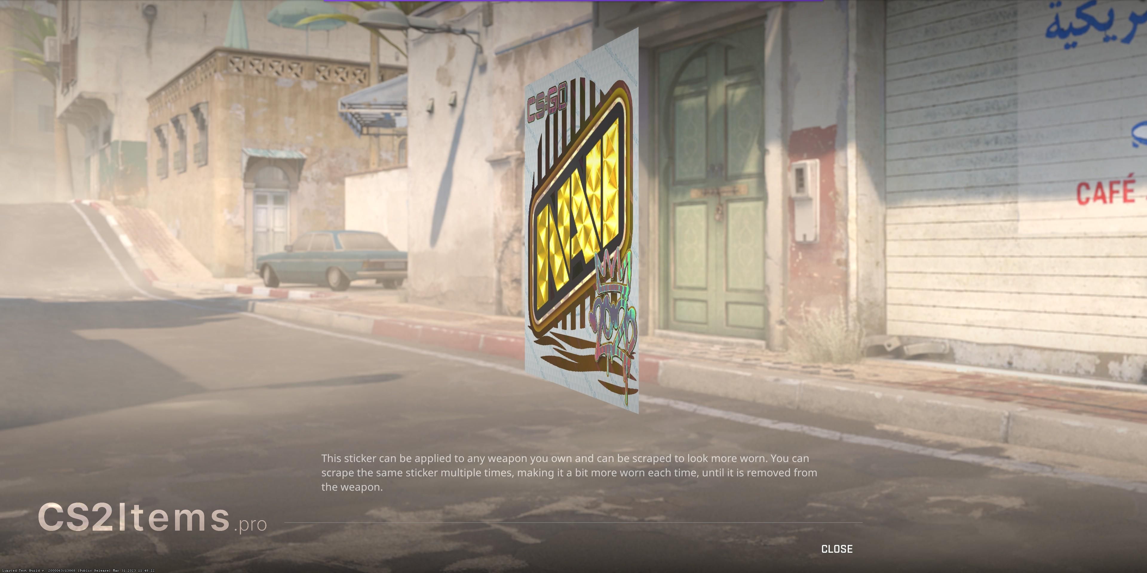 CS2 Sticker | Natus Vincere (Holo) | RMR 2020 Onderkant