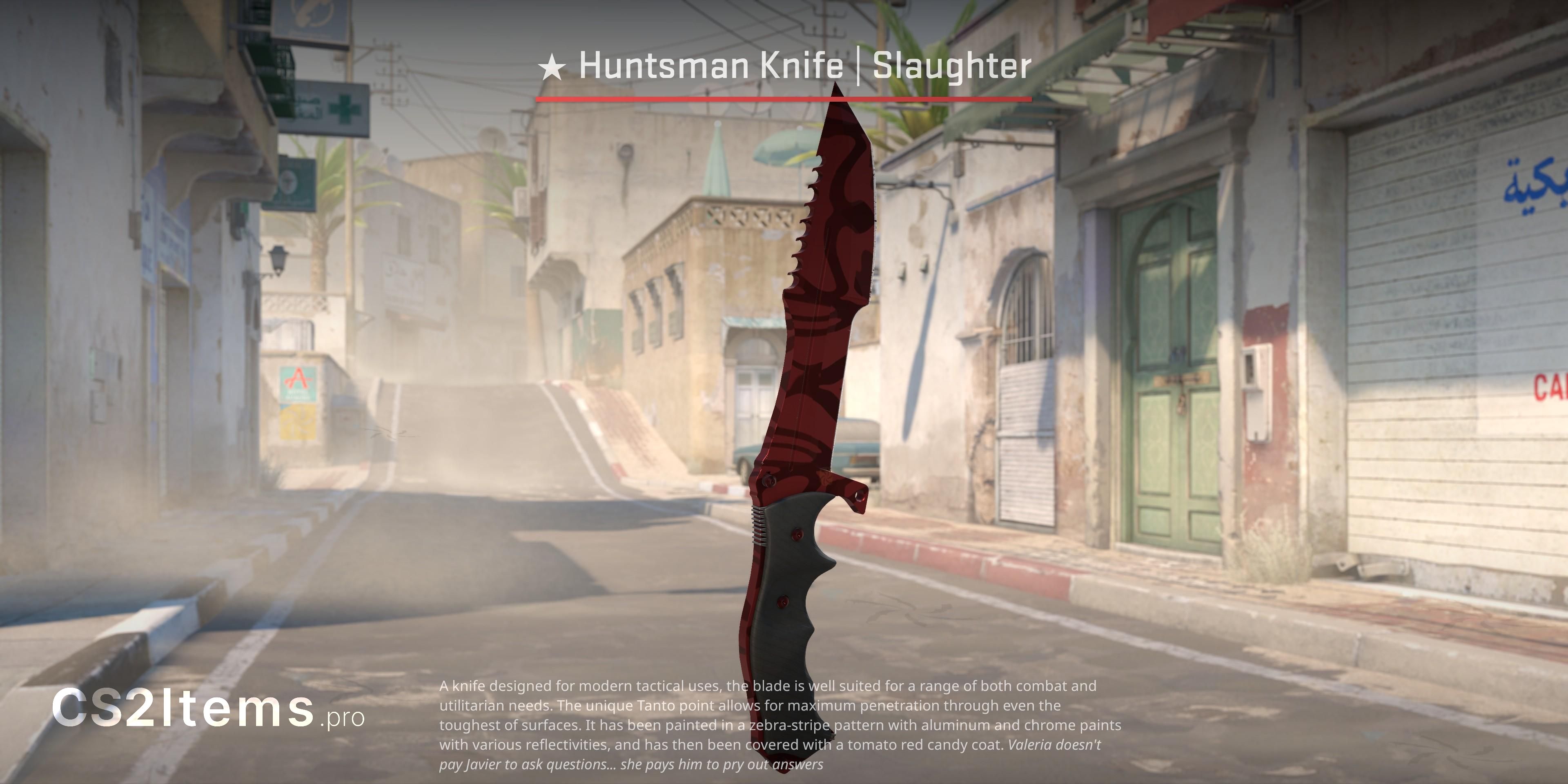 CS2 Faca Huntsman ★ | Slaughter Frente