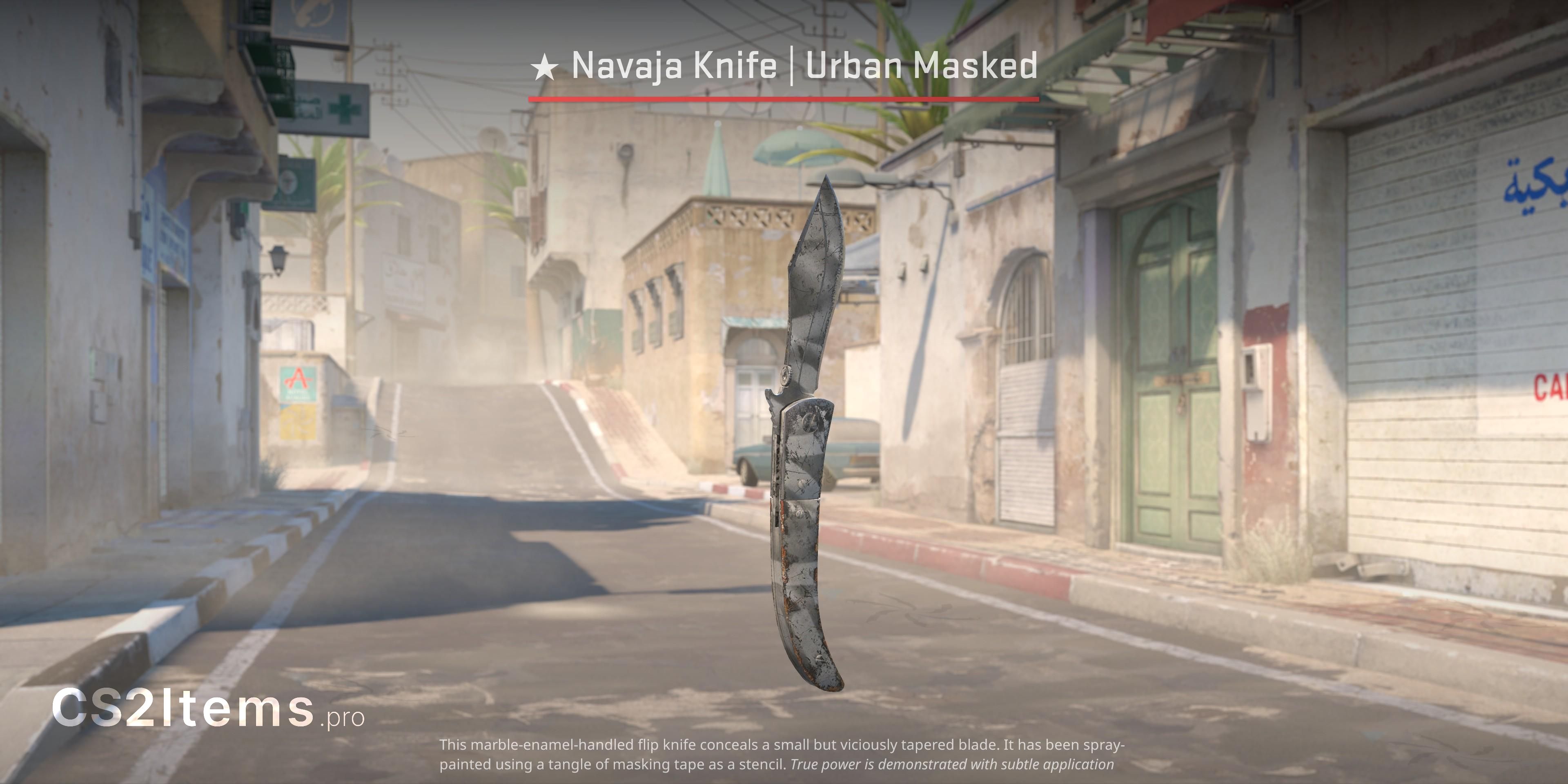 CS2 Navaja-kniv (★) | Urban Masked Forside